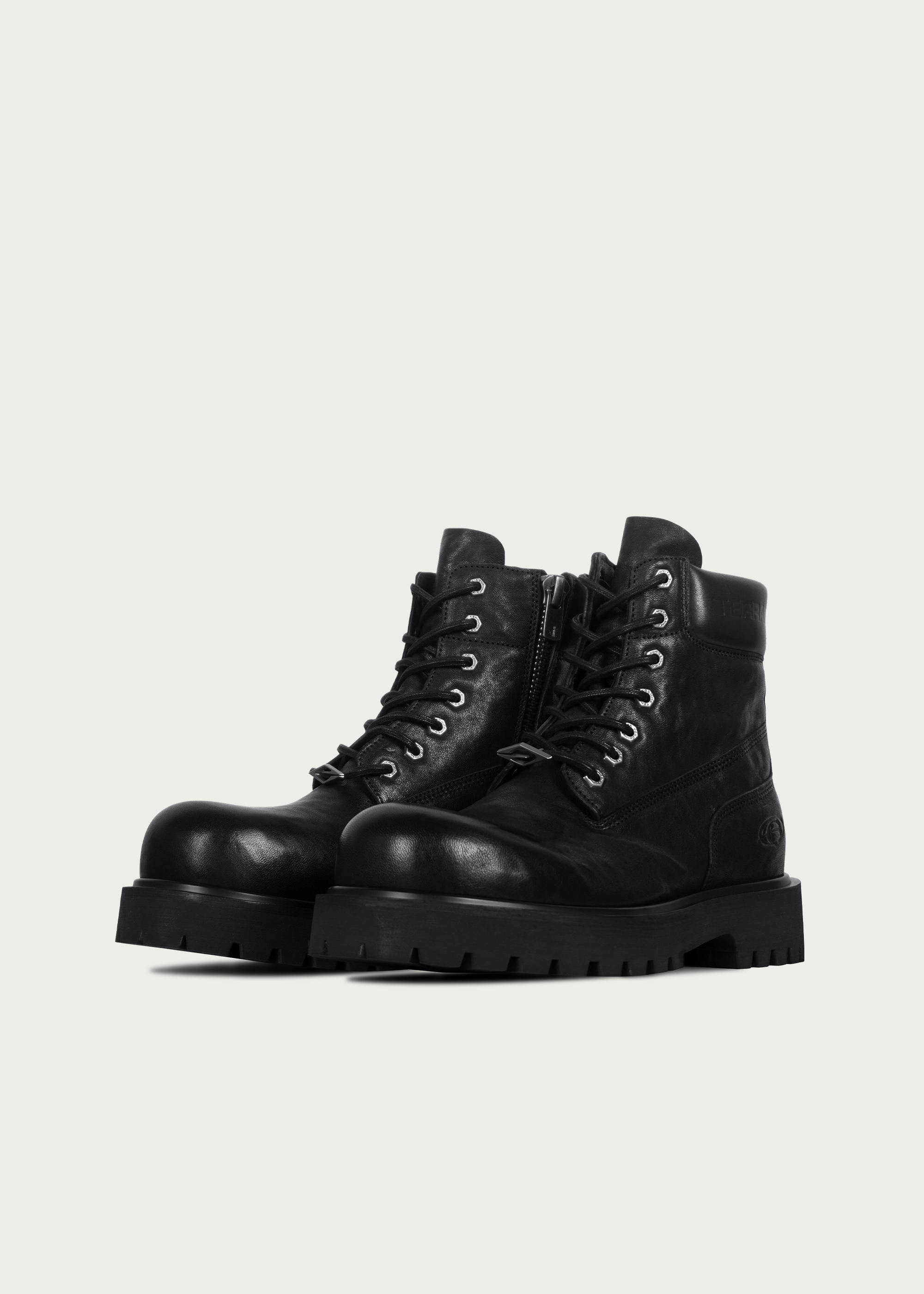 Workwear horsehide boots Black