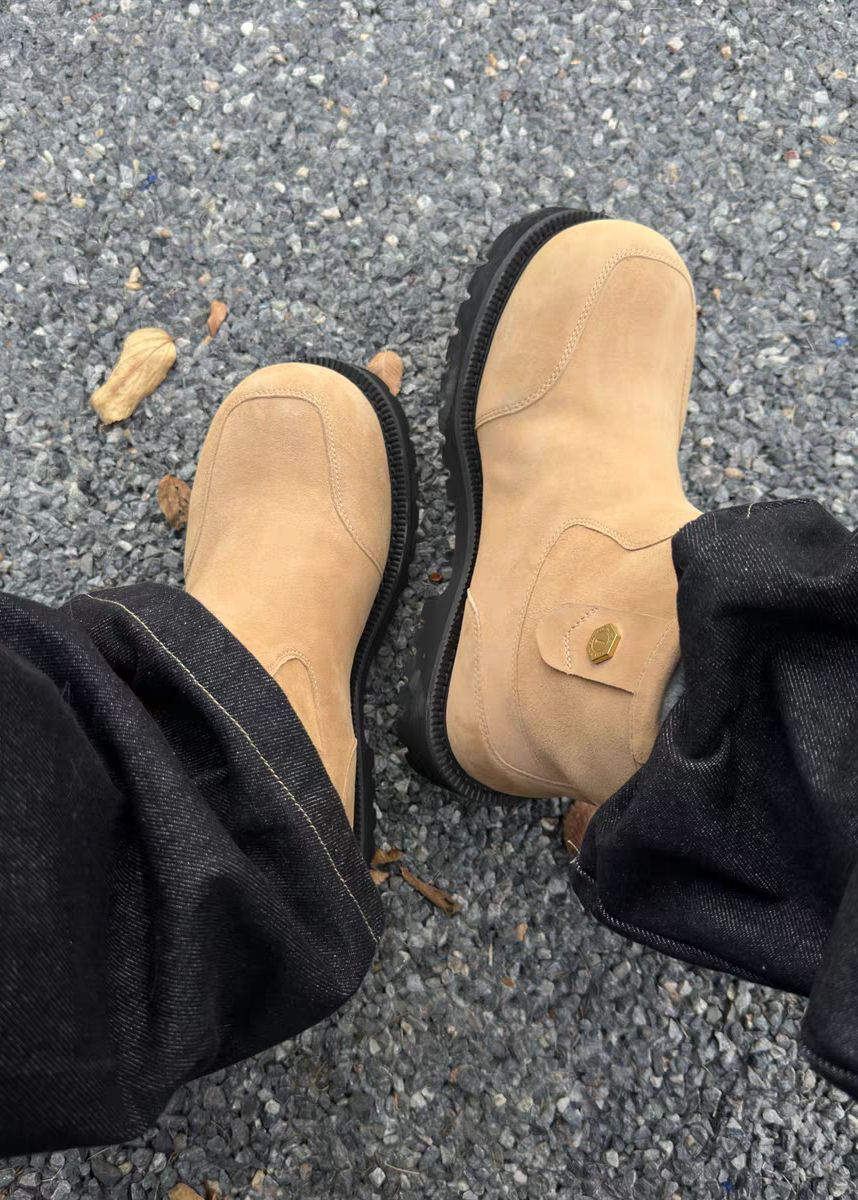 Snow boots Fleece Mid-top Light cream-brown