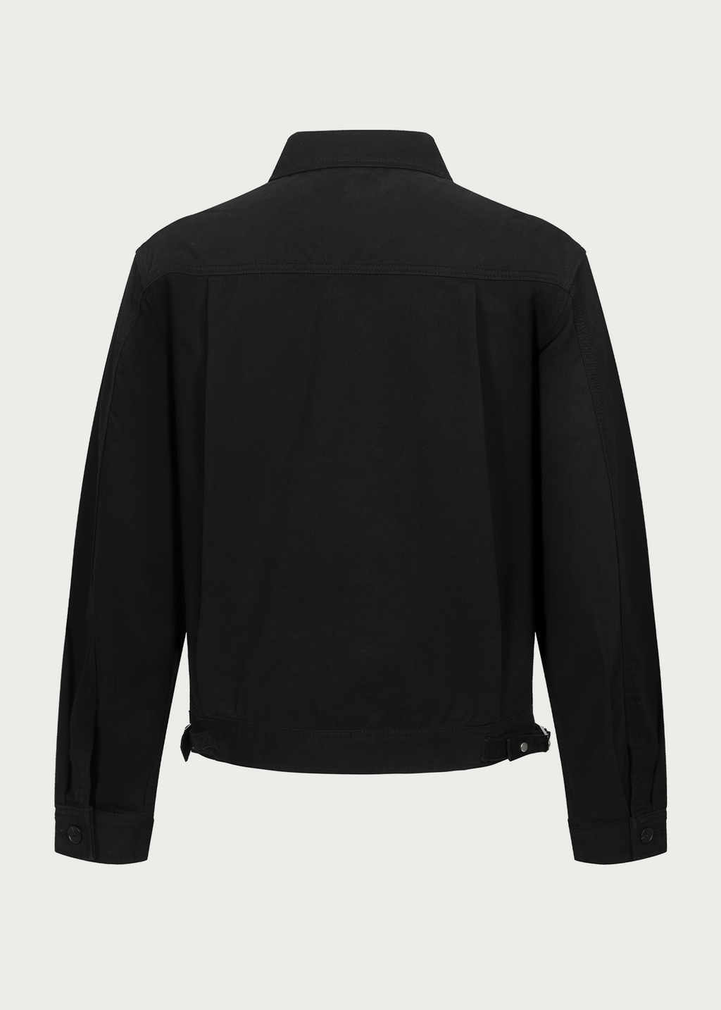 Twill Washed Denim Jacket Black