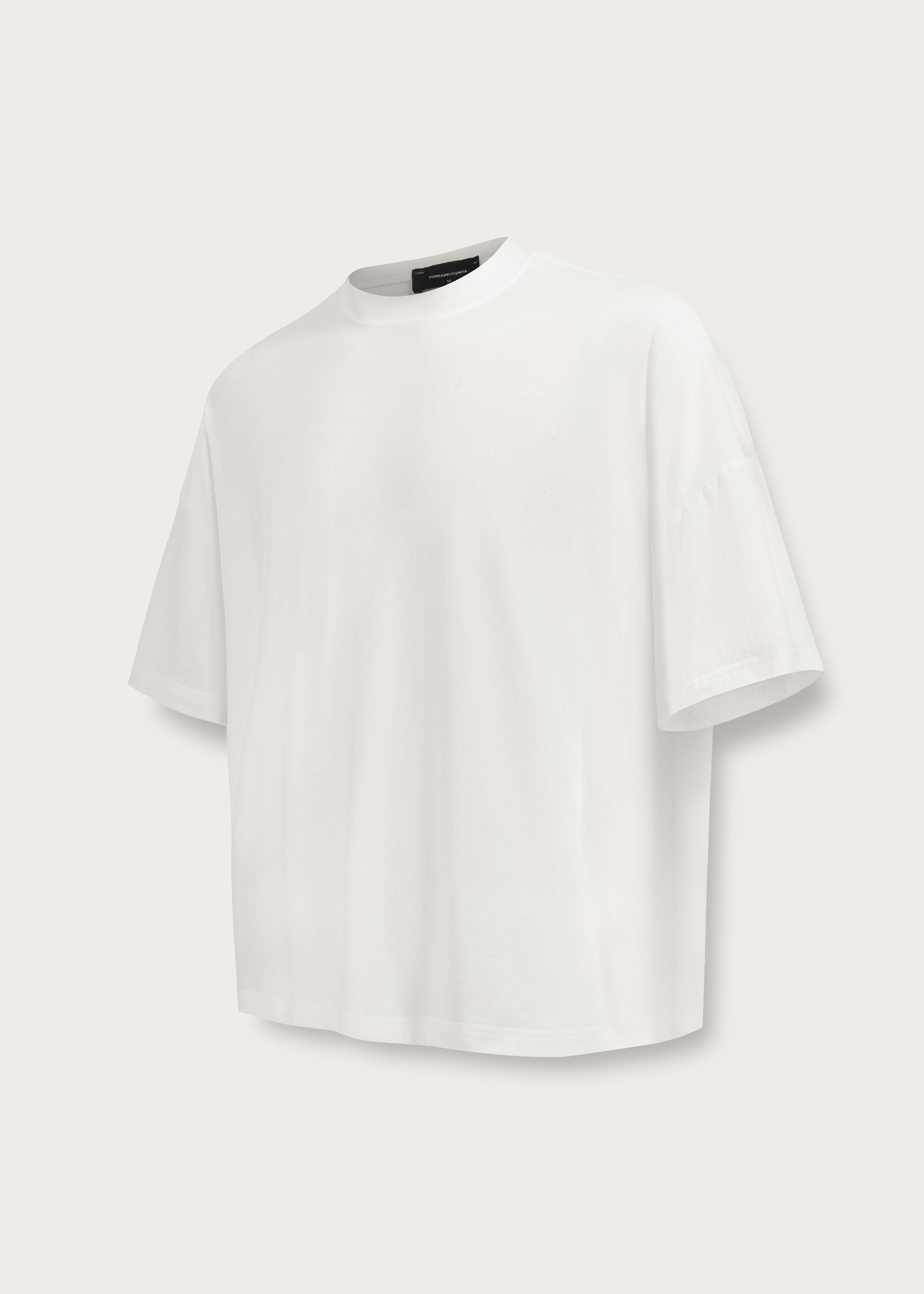 Basic Relaxed-Fit Short-Sleeve T-Shirt White