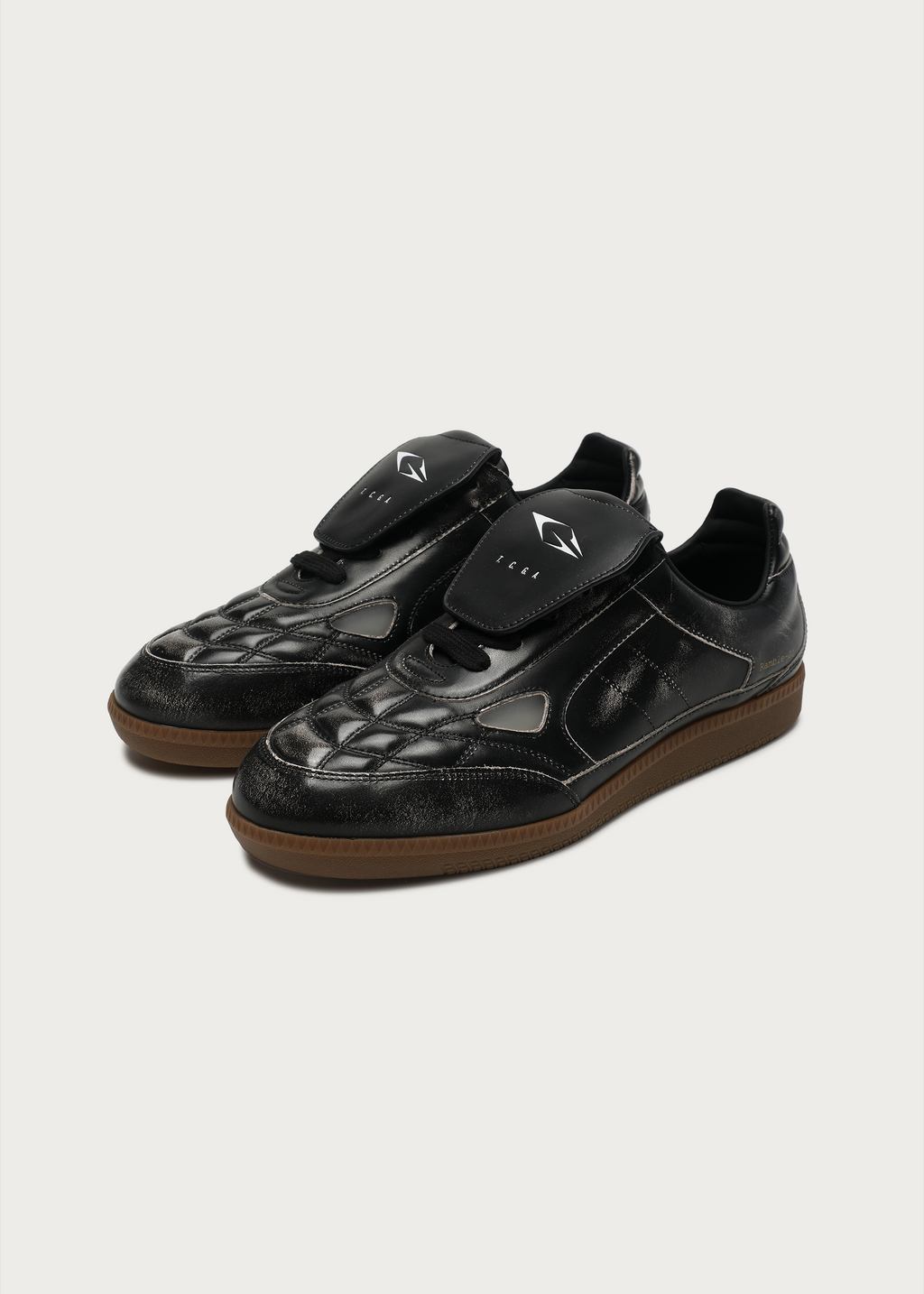 Ramble Sneakers Textured Distressed black
