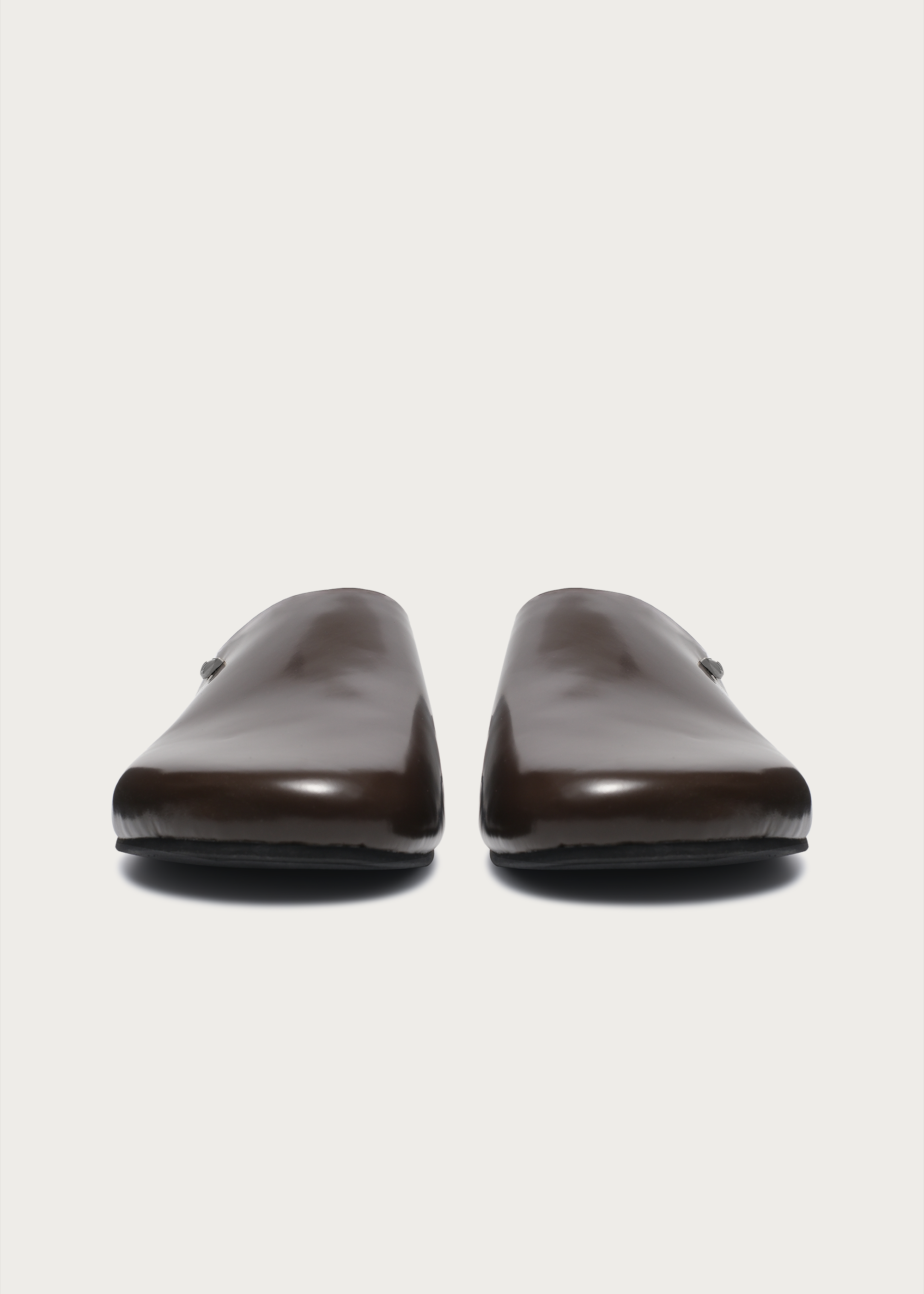 Clogs"Star emblem3.0"Glossy-brown