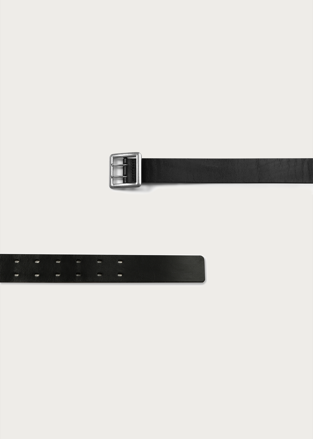 Vegetable-tanned leather belt