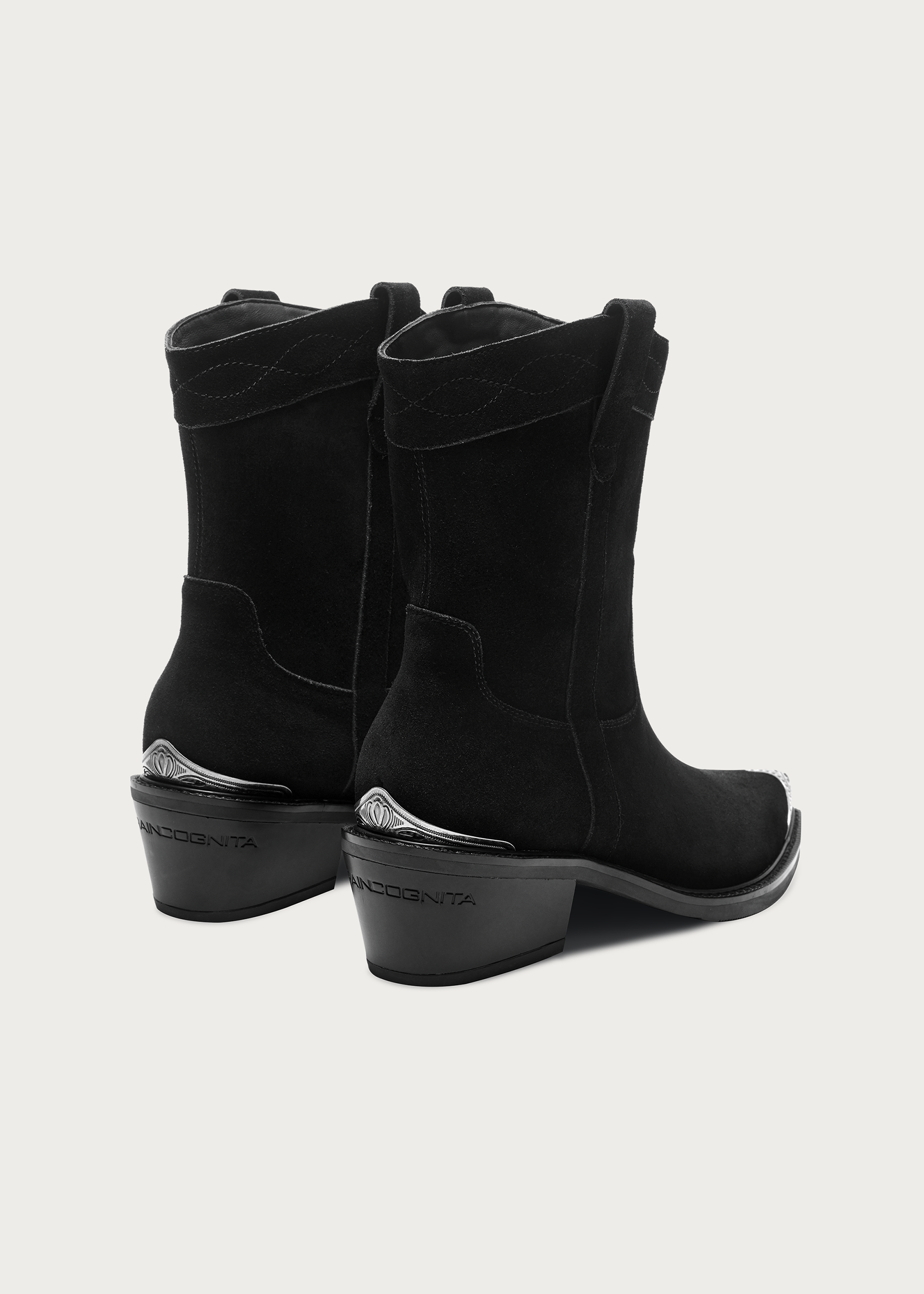 Western Cowboy-Style Ankle Boots