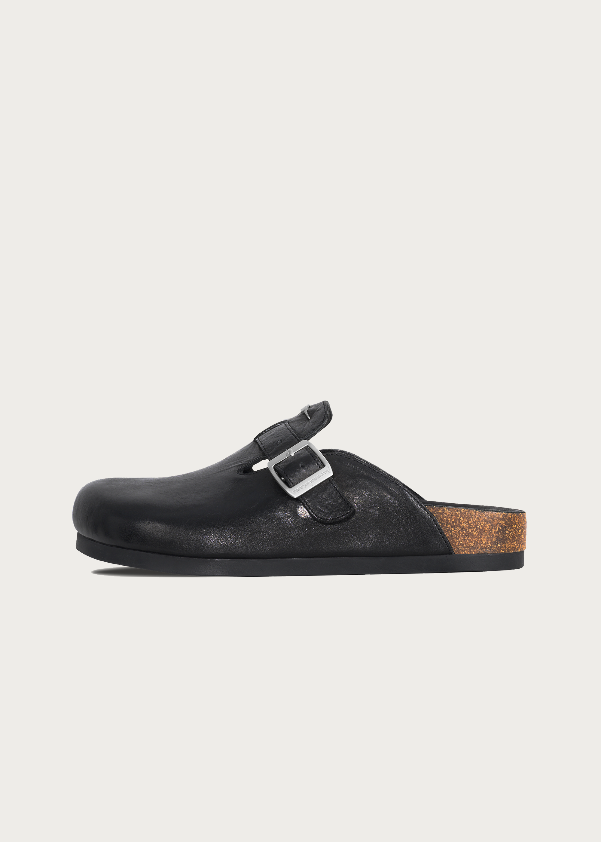 Clogs horsehide Black