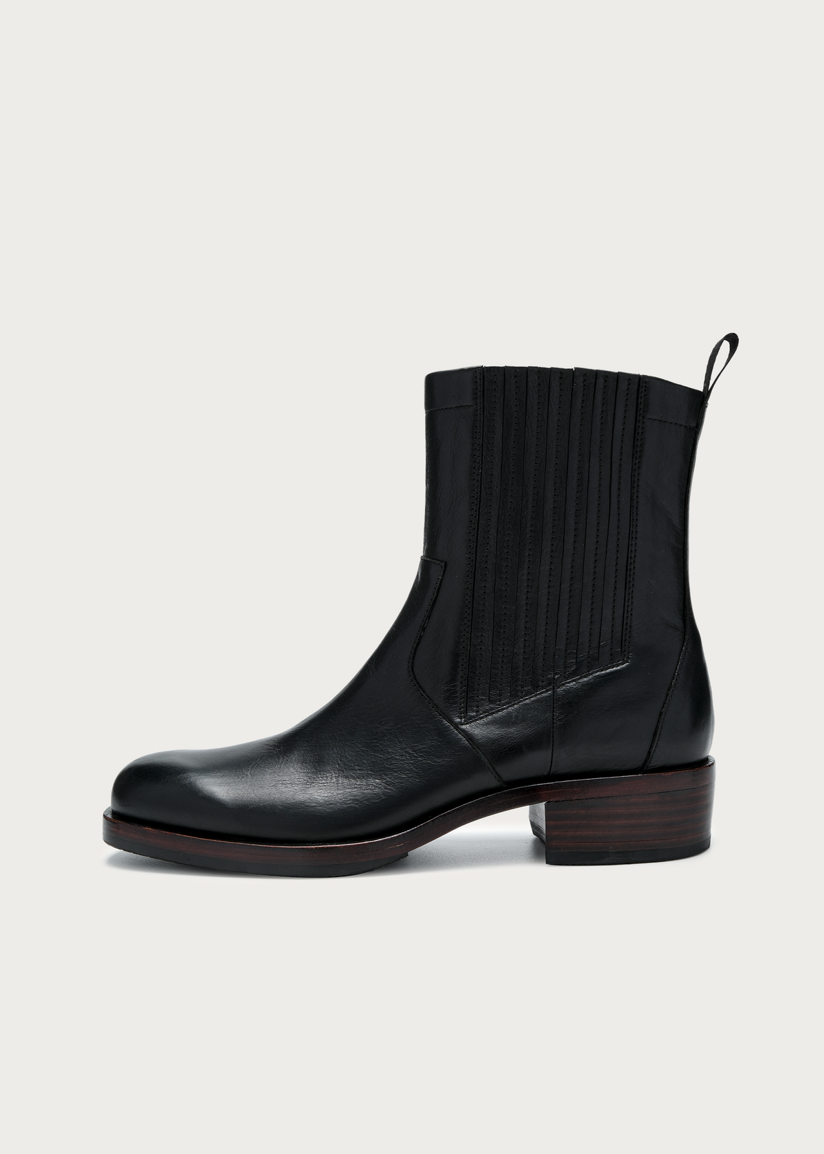 Vorn Grained Calfskin Chelsea Boots