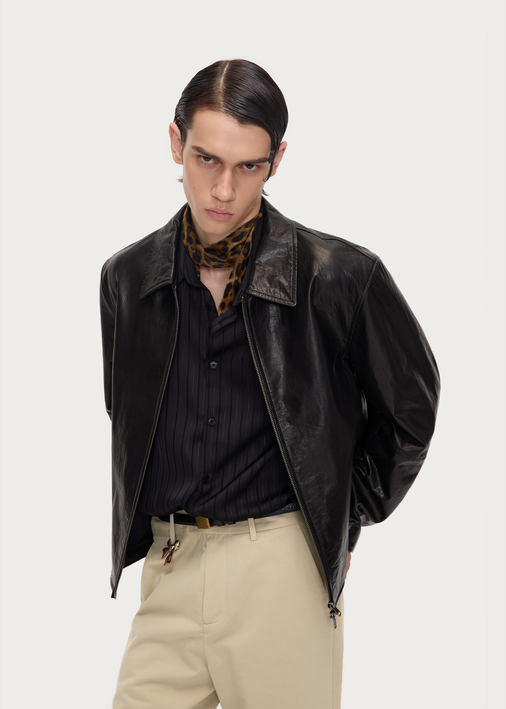 Genuine Leather Short Jacket