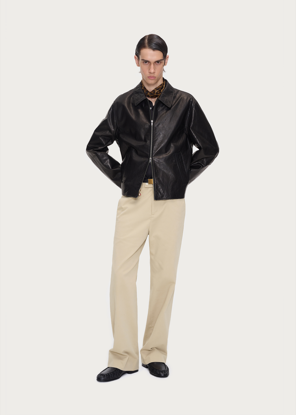 Genuine Leather Short Jacket