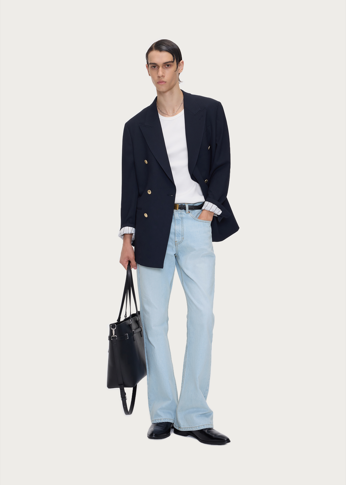 Double-Breasted Tailored Blazer