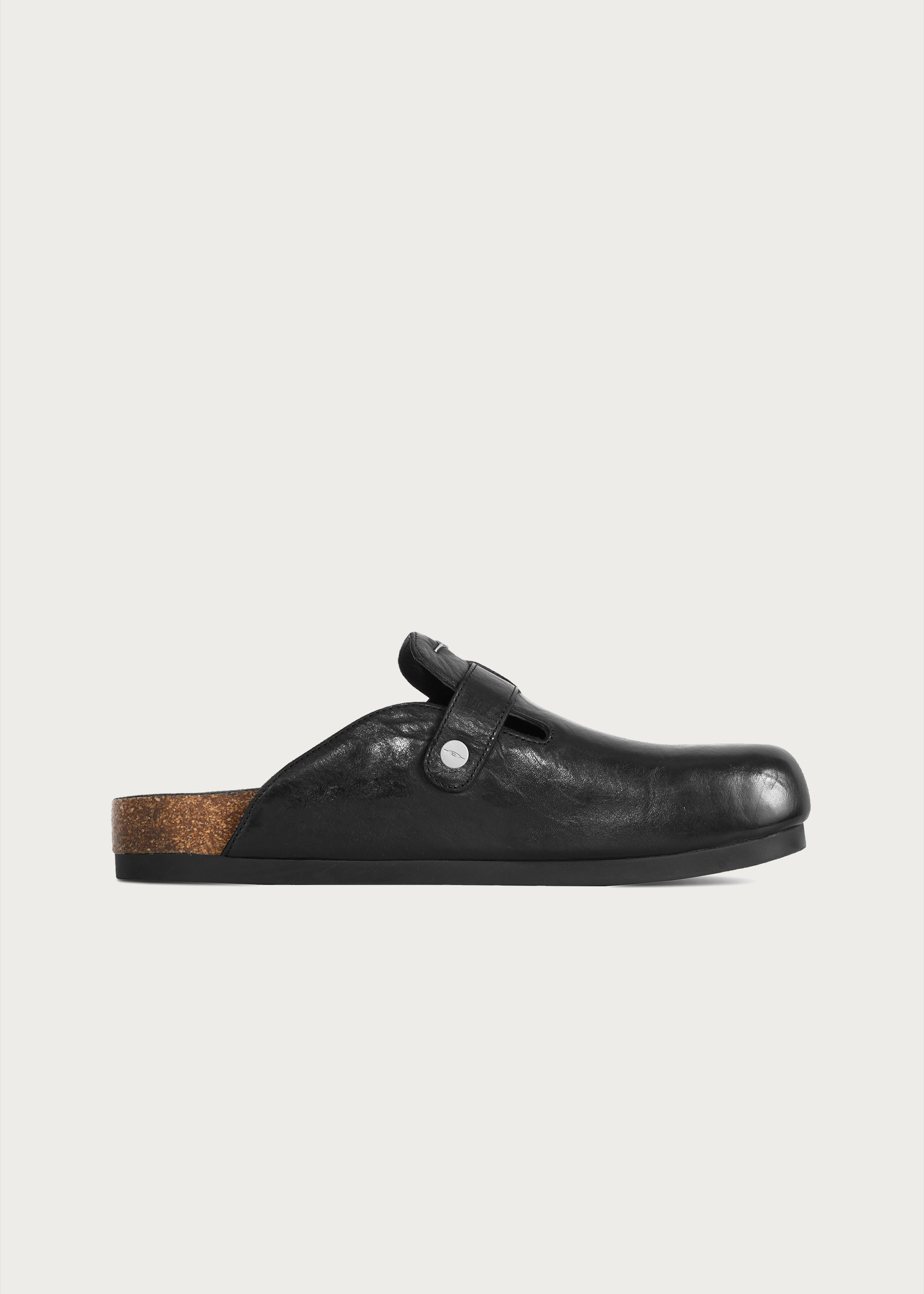 Clogs horsehide Black