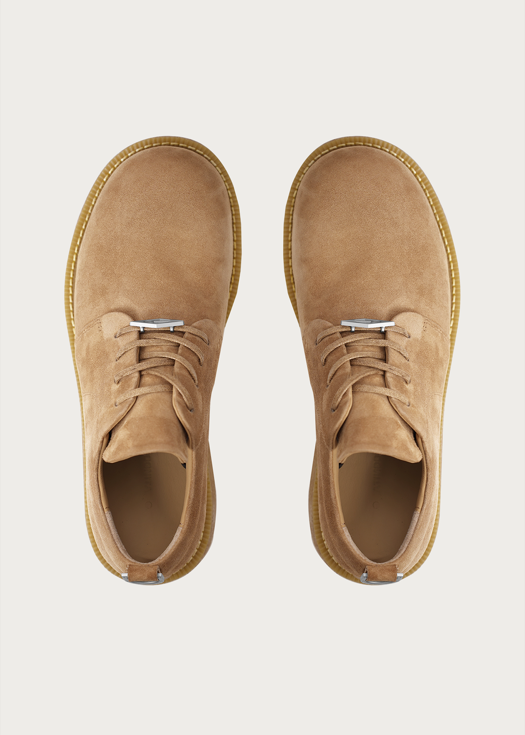 Derby shoes Sheepskin Khaki