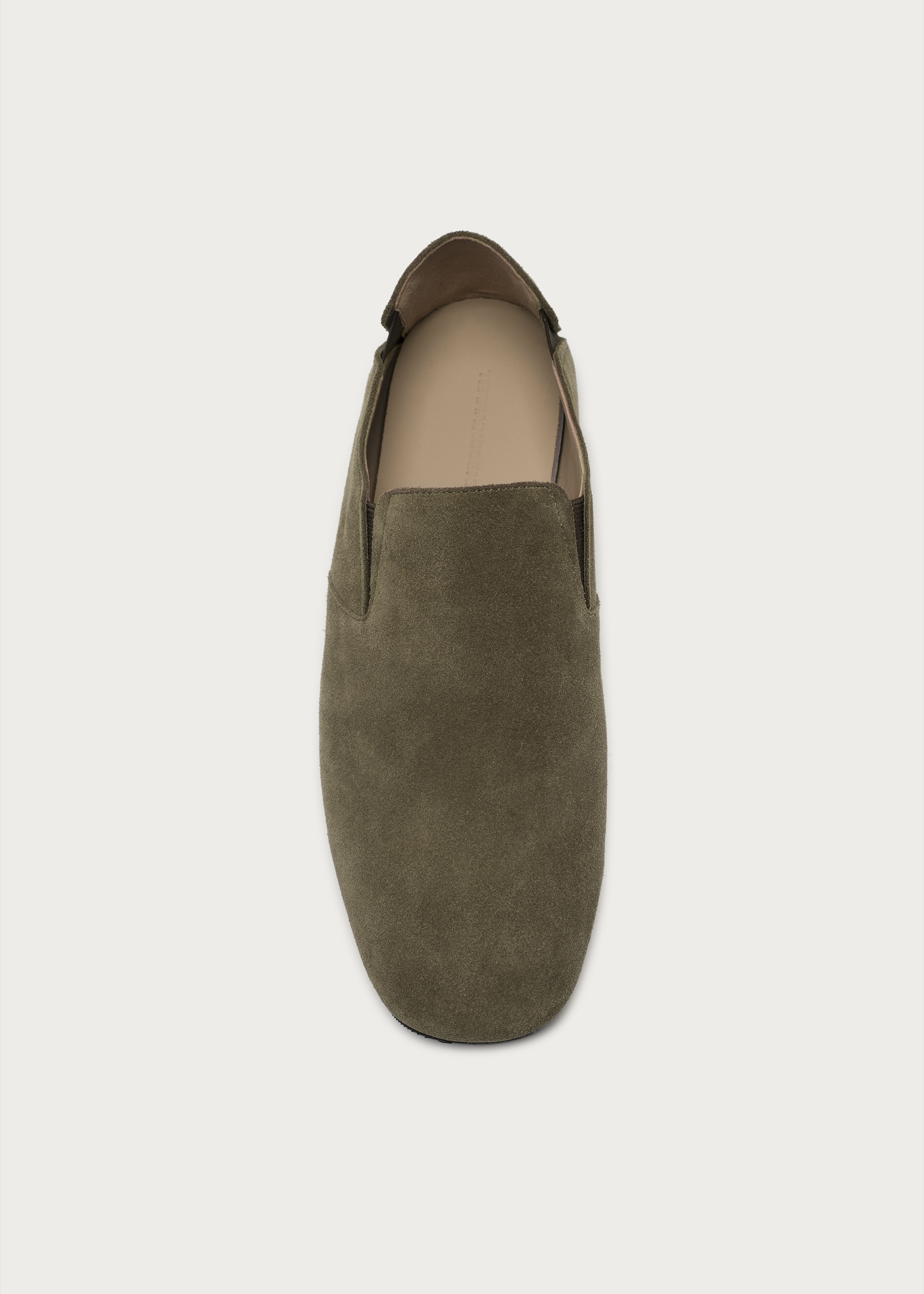 Slip-on suede loafers Green