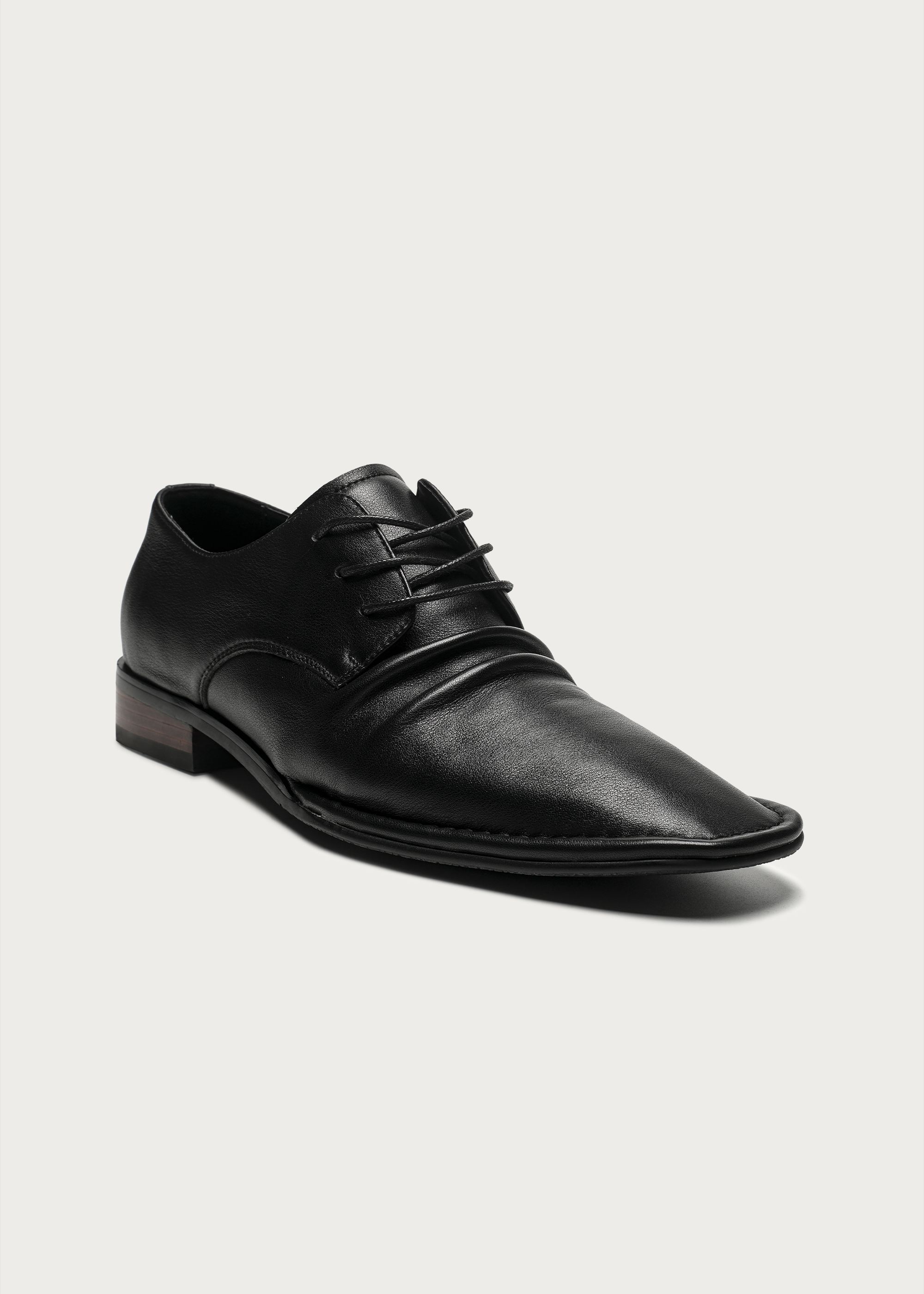 Wrinkle Derby Shoes