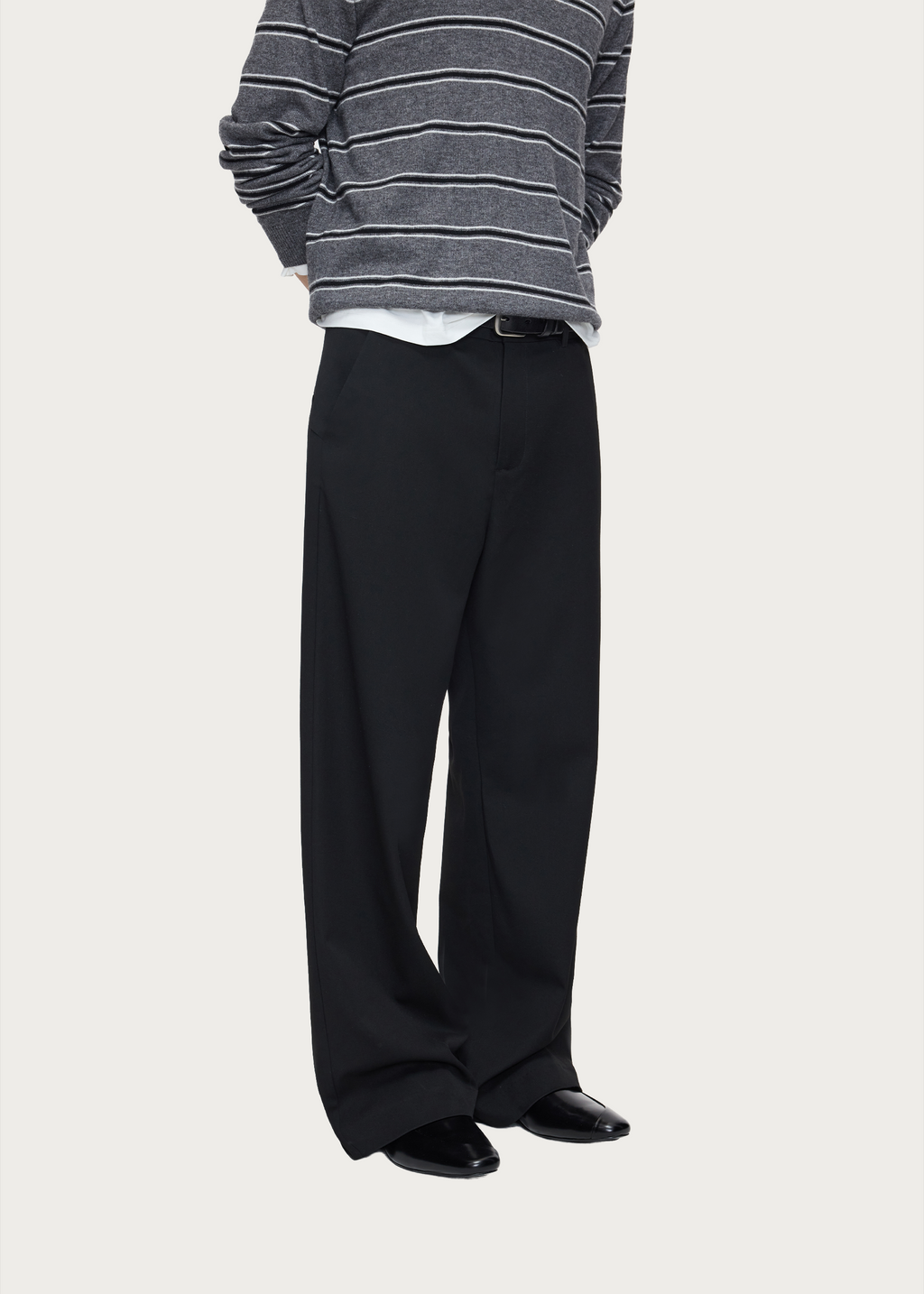 Seam-detail trousers