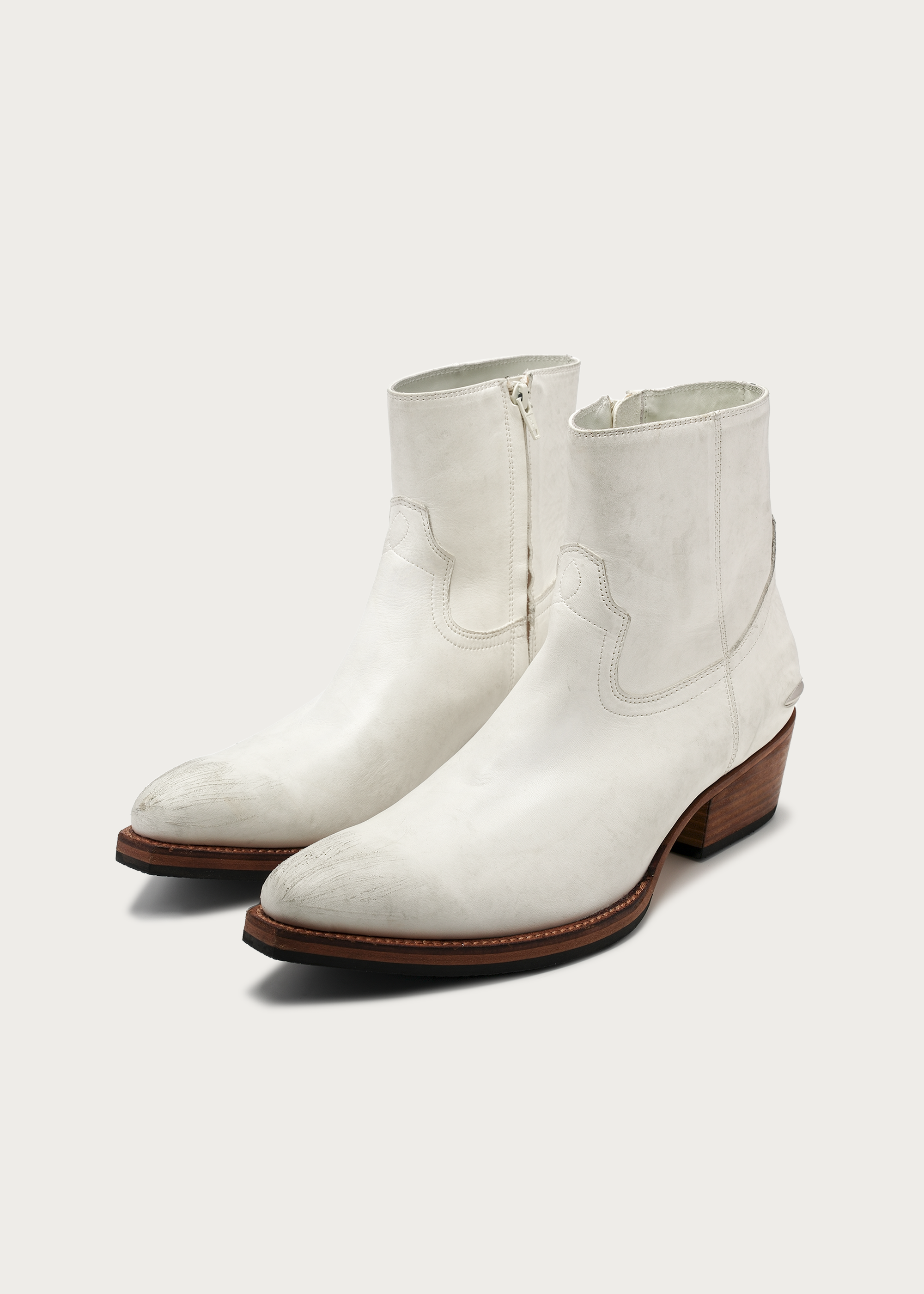 white leather dress boots Women's Icon High Heel Chelsea Boot In This can be used in Parties The Barrett Faux Leather Cowboy