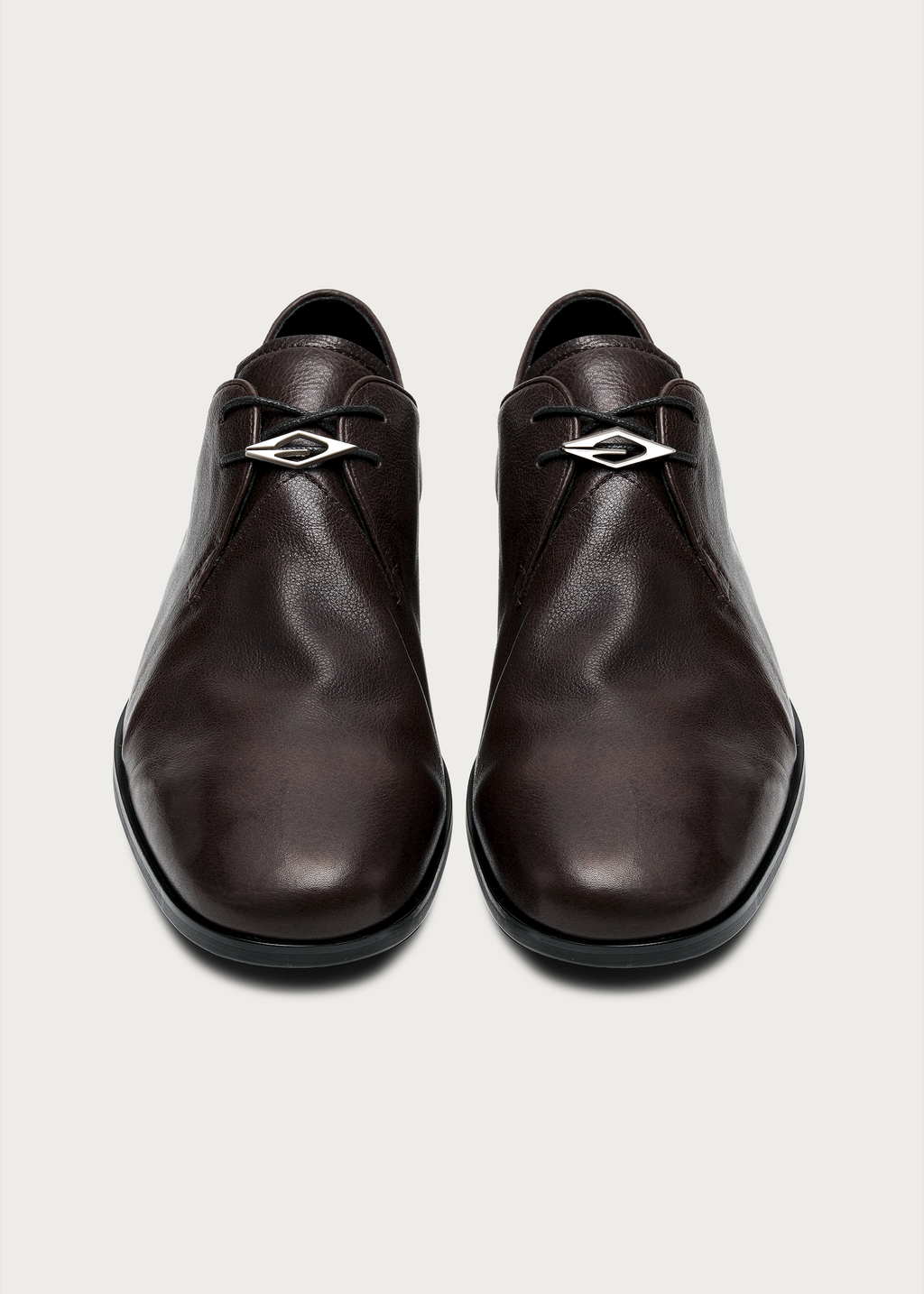Varen Tumbled Waxed Leather Derby Shoes
