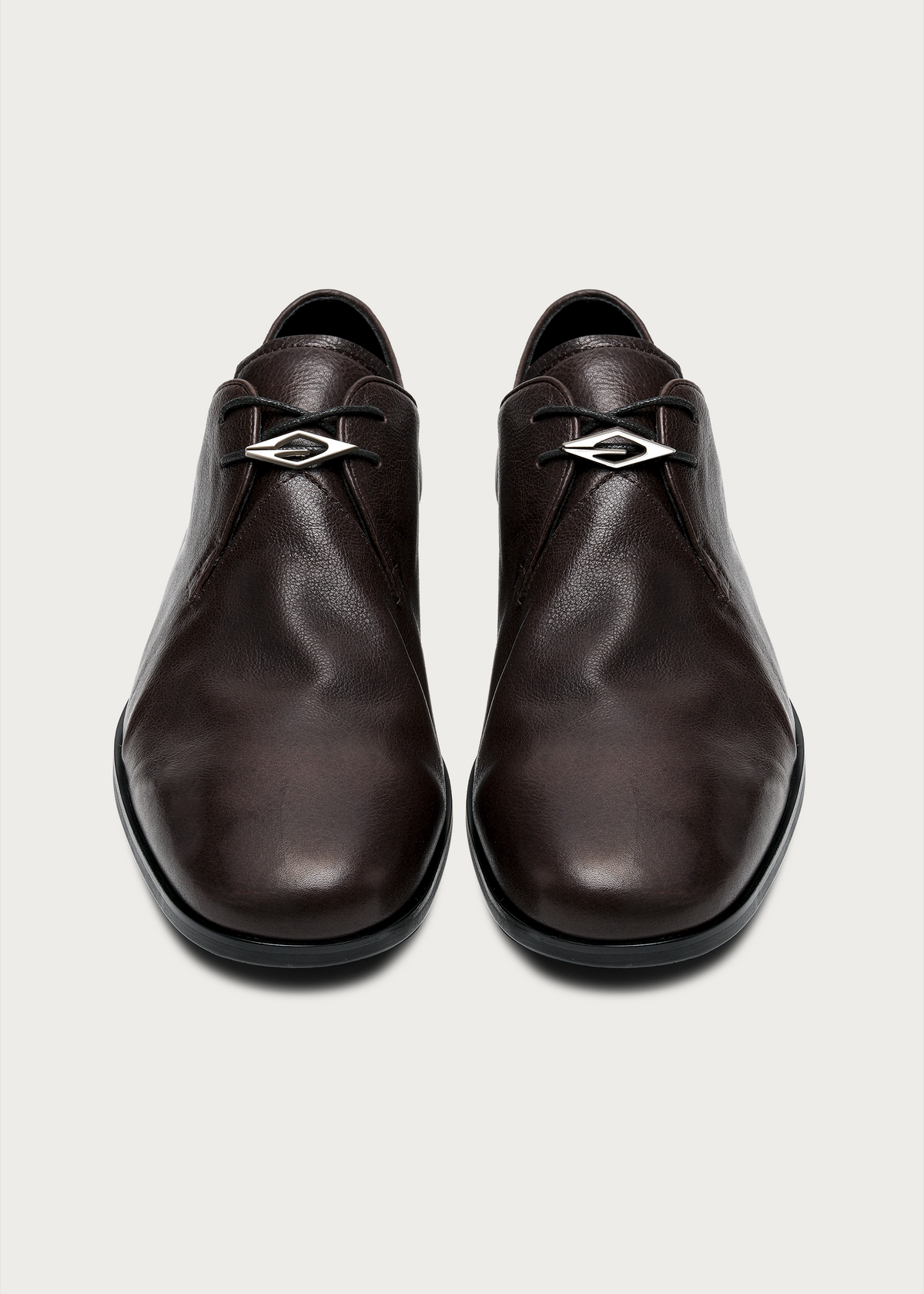 Varen Tumbled Waxed Leather Derby Shoes