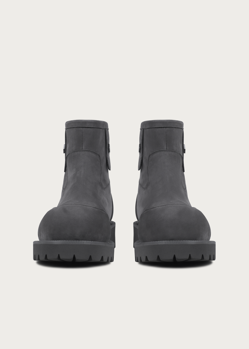 Fleece Mid-Top Snow Boots Misty Gray