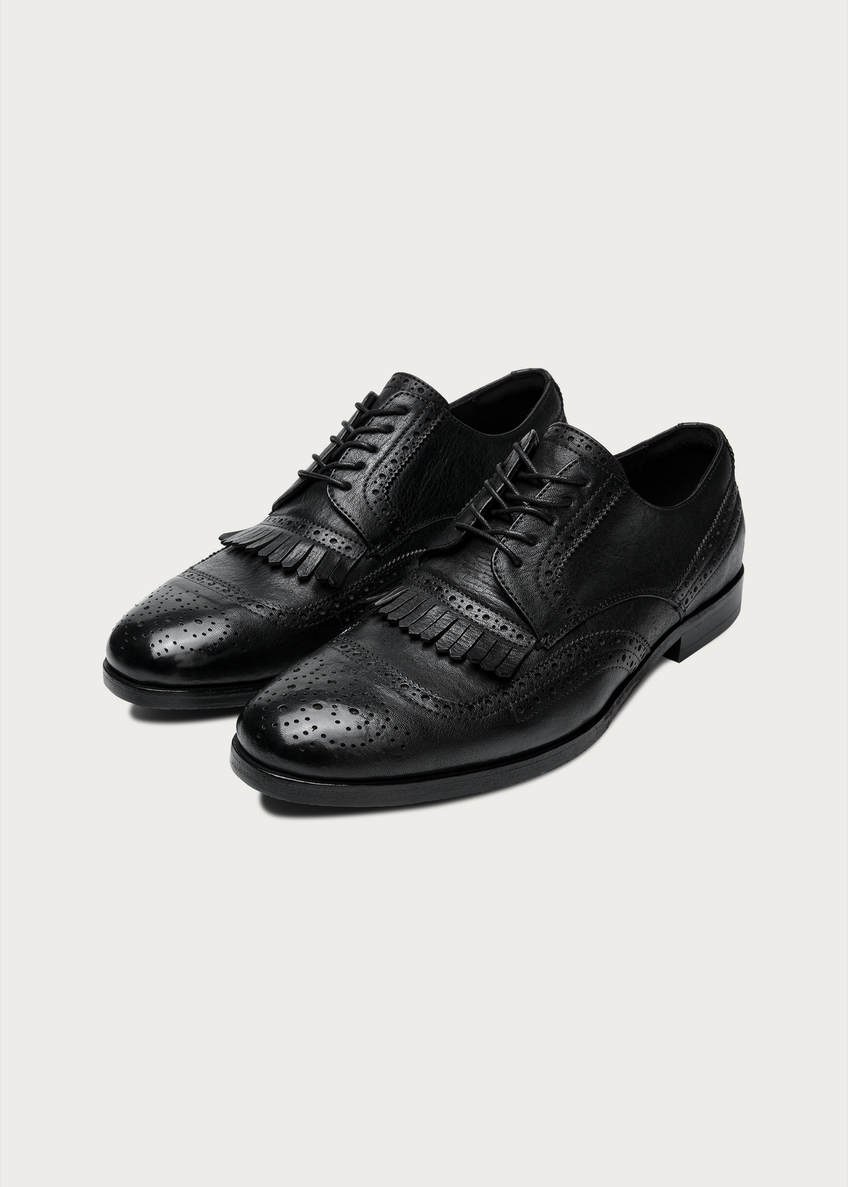 Vardon Kiltie Brogue Leather Derby Shoes