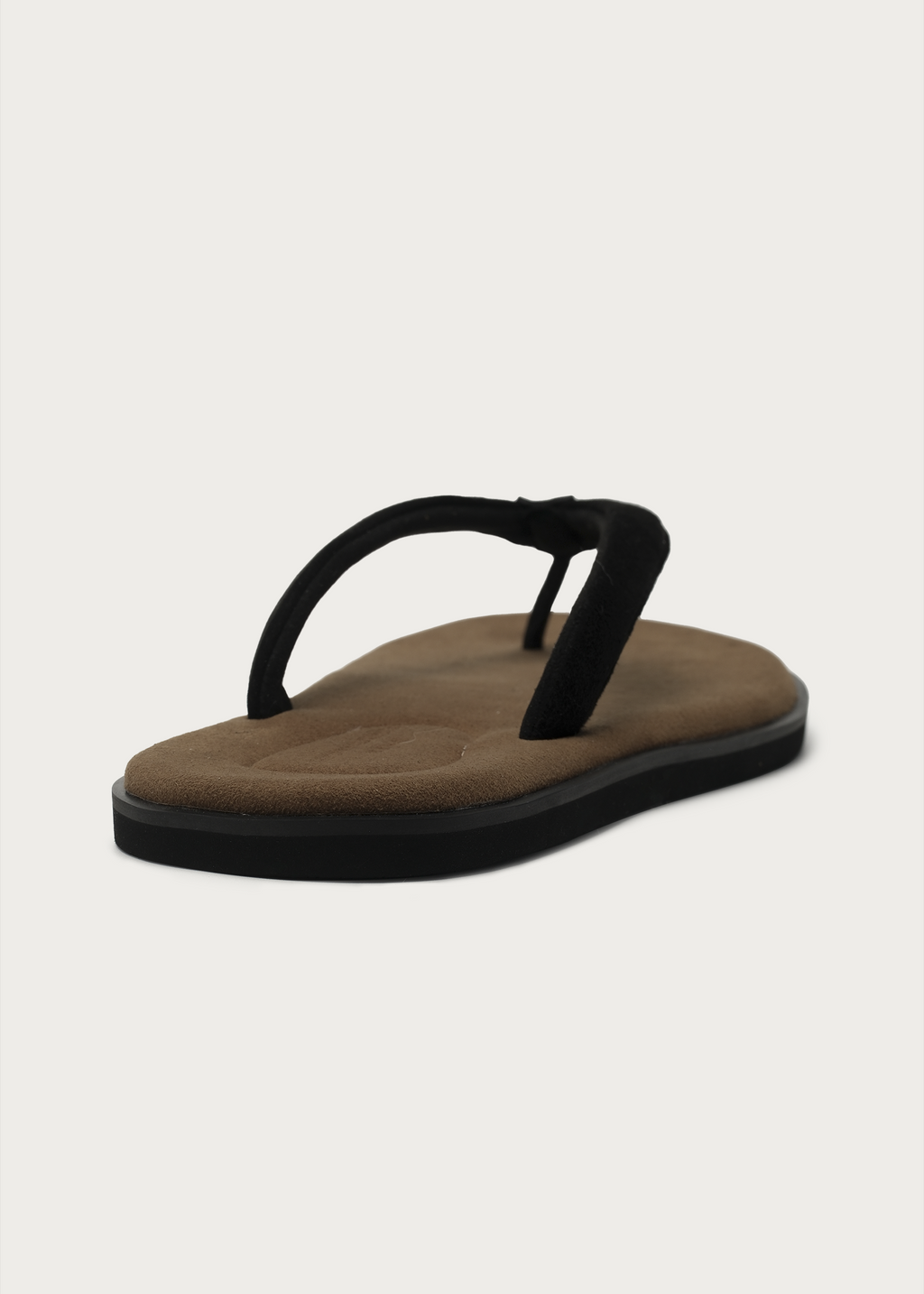 TerraHome Suede Flip-Flops Brown