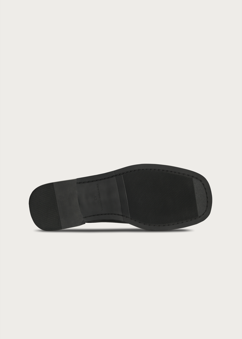 Ledger Leather Derby Shoes Black