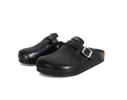 Calf leather slippers