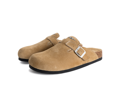 Calf leather slippers