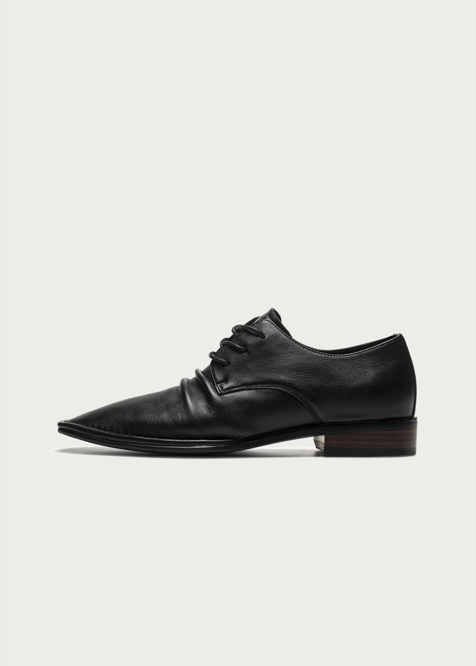 Wrinkle Derby Shoes