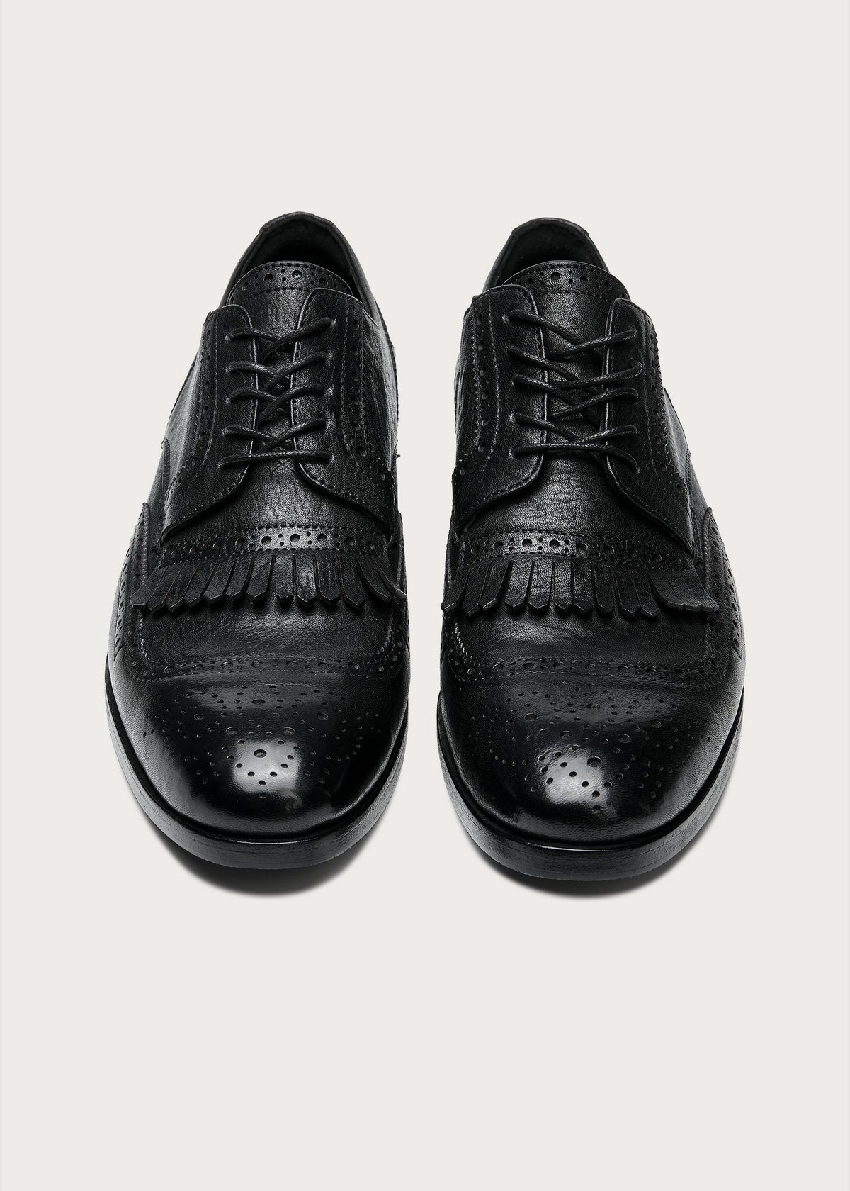 Vardon Kiltie Brogue Leather Derby Shoes