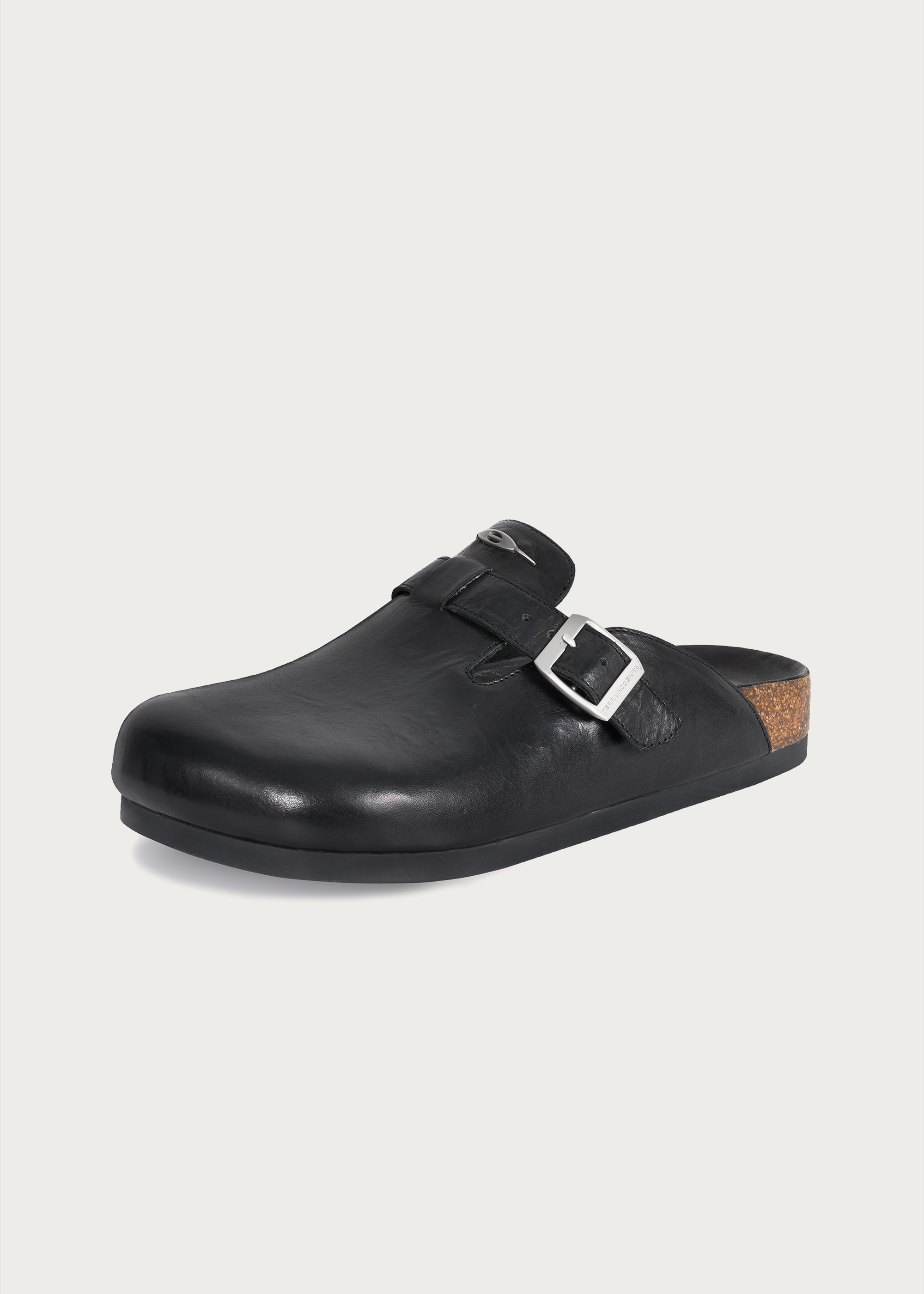 Clogs horsehide Black