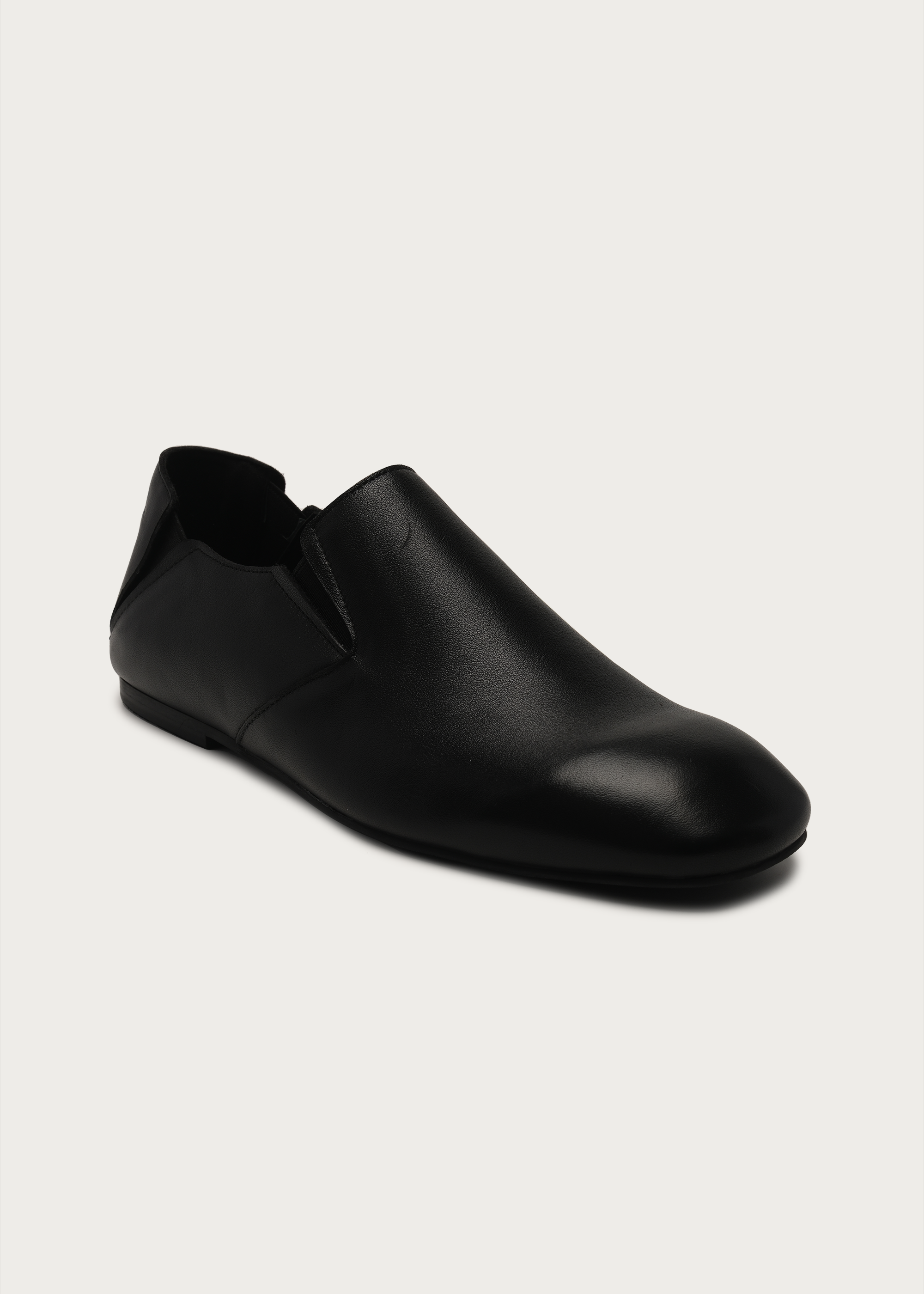 Nomad Slip-On Leather Loafers Black