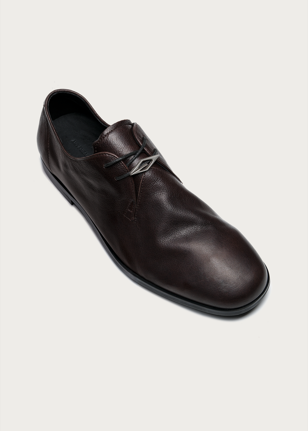 Varen Tumbled Waxed Leather Derby Shoes