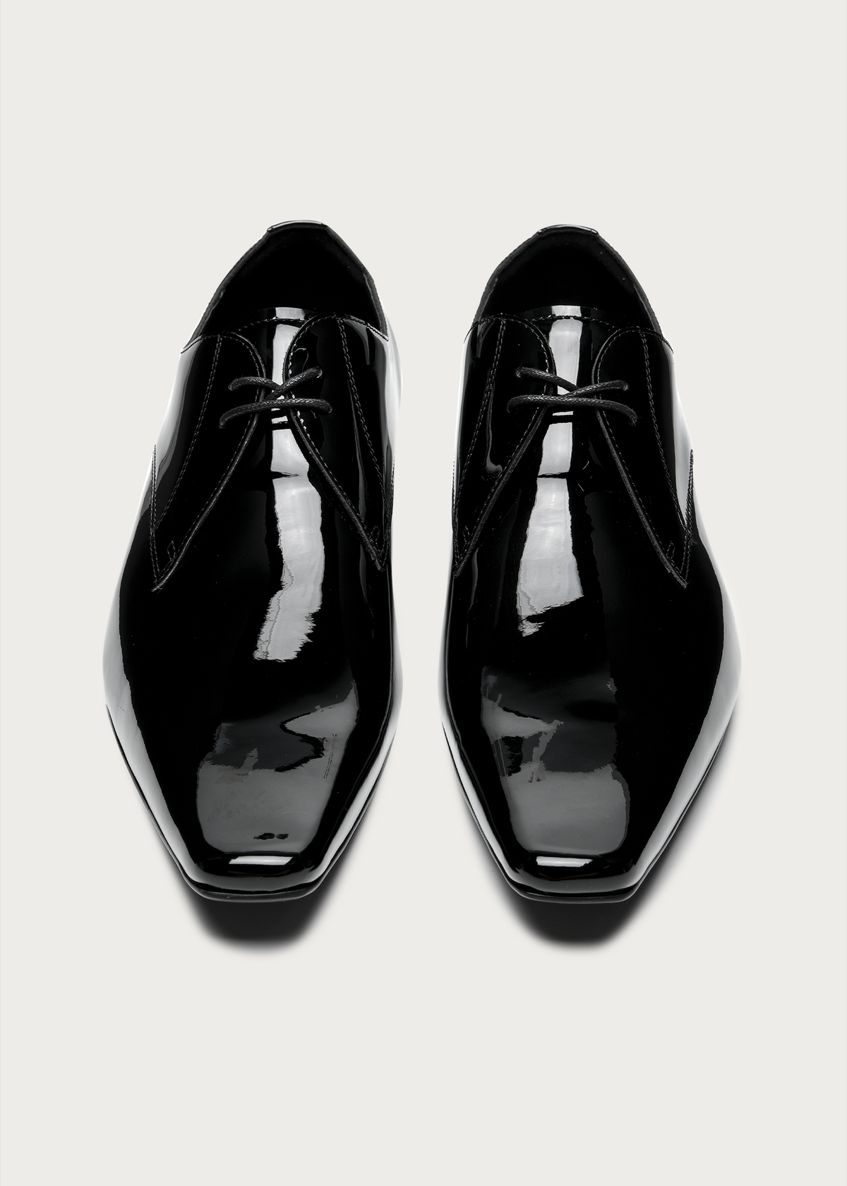 Veyl Chisel-Toe Patent Leather Derby Shoes