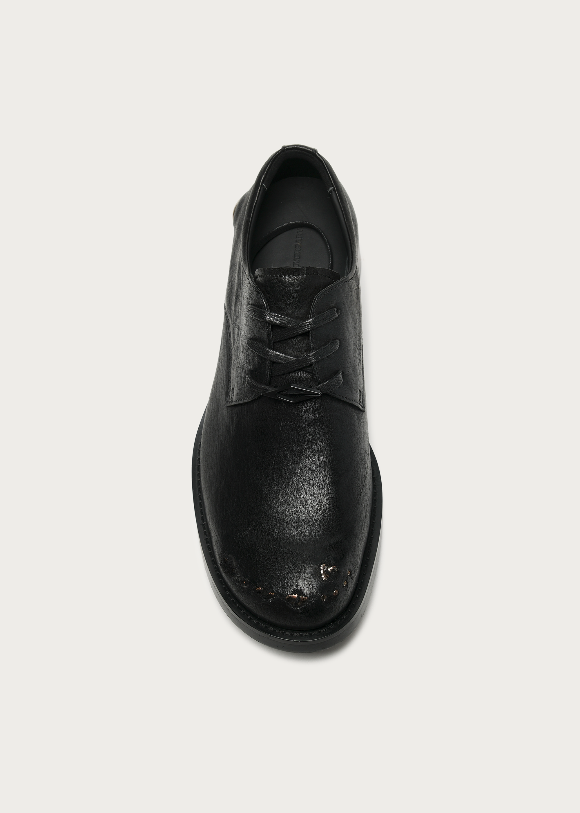 Metal-toe Derby shoes