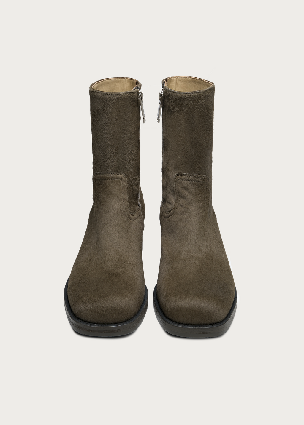Vaelen Calfhair Boots Dark Green