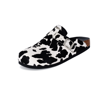 Calf leather slippers