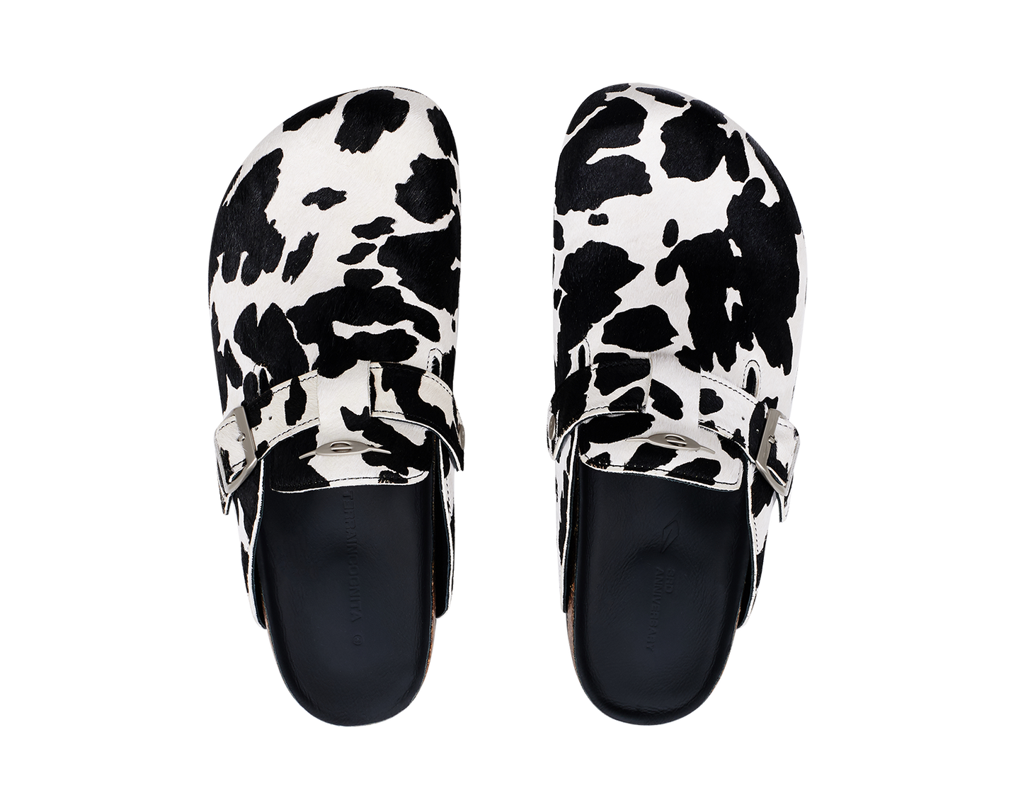 Calf leather slippers