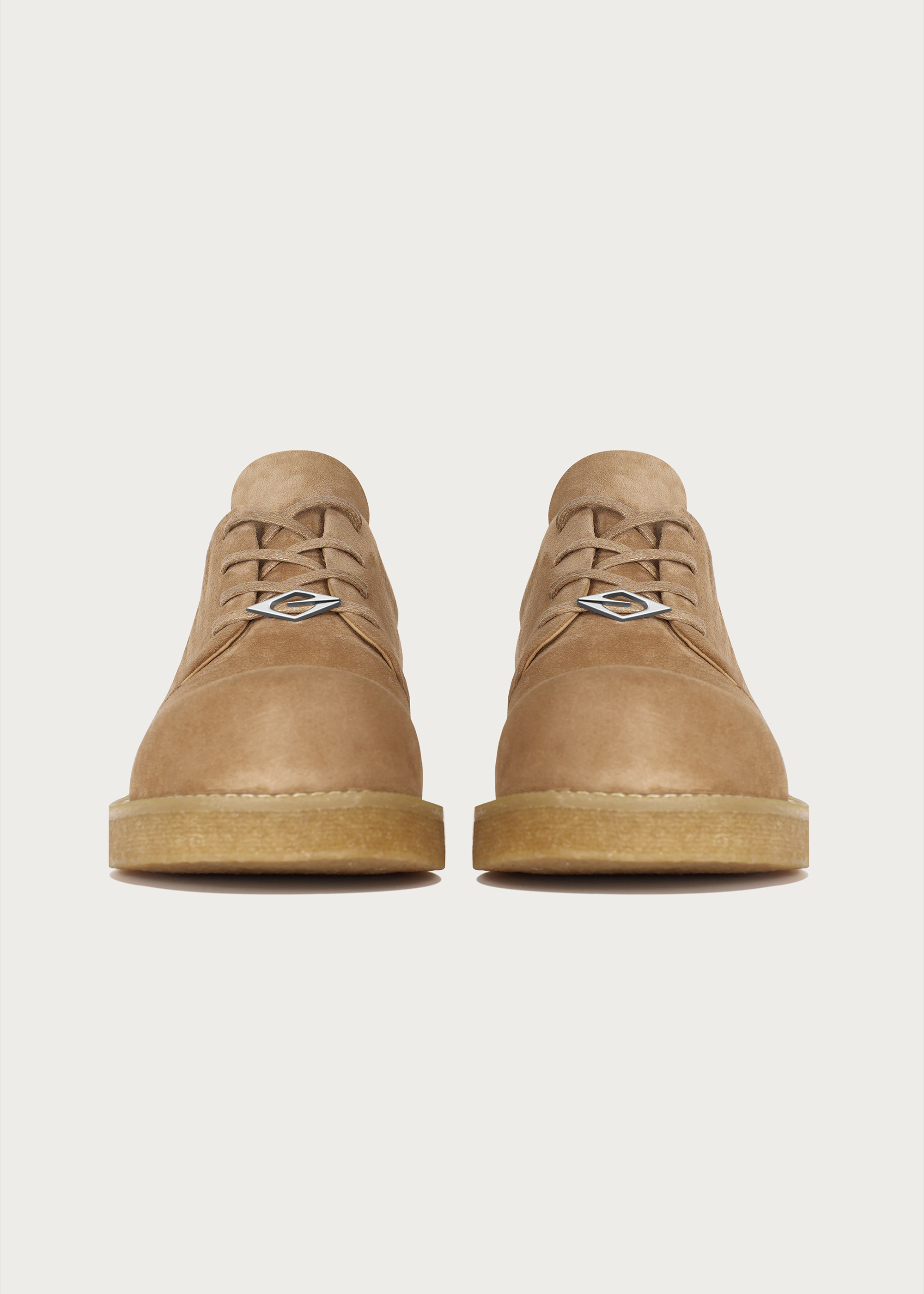 Derby shoes Sheepskin Khaki