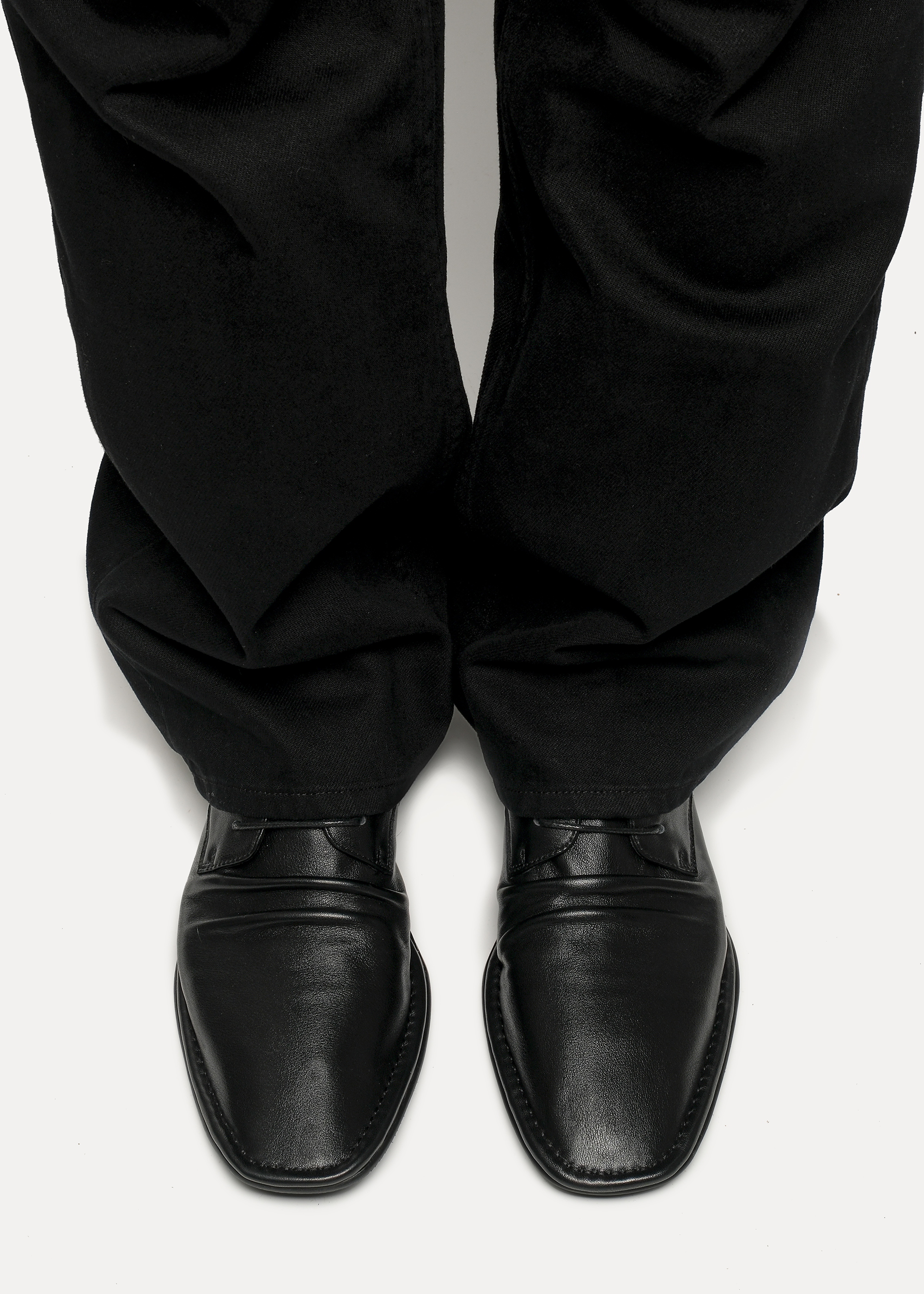 Wrinkle Derby Shoes