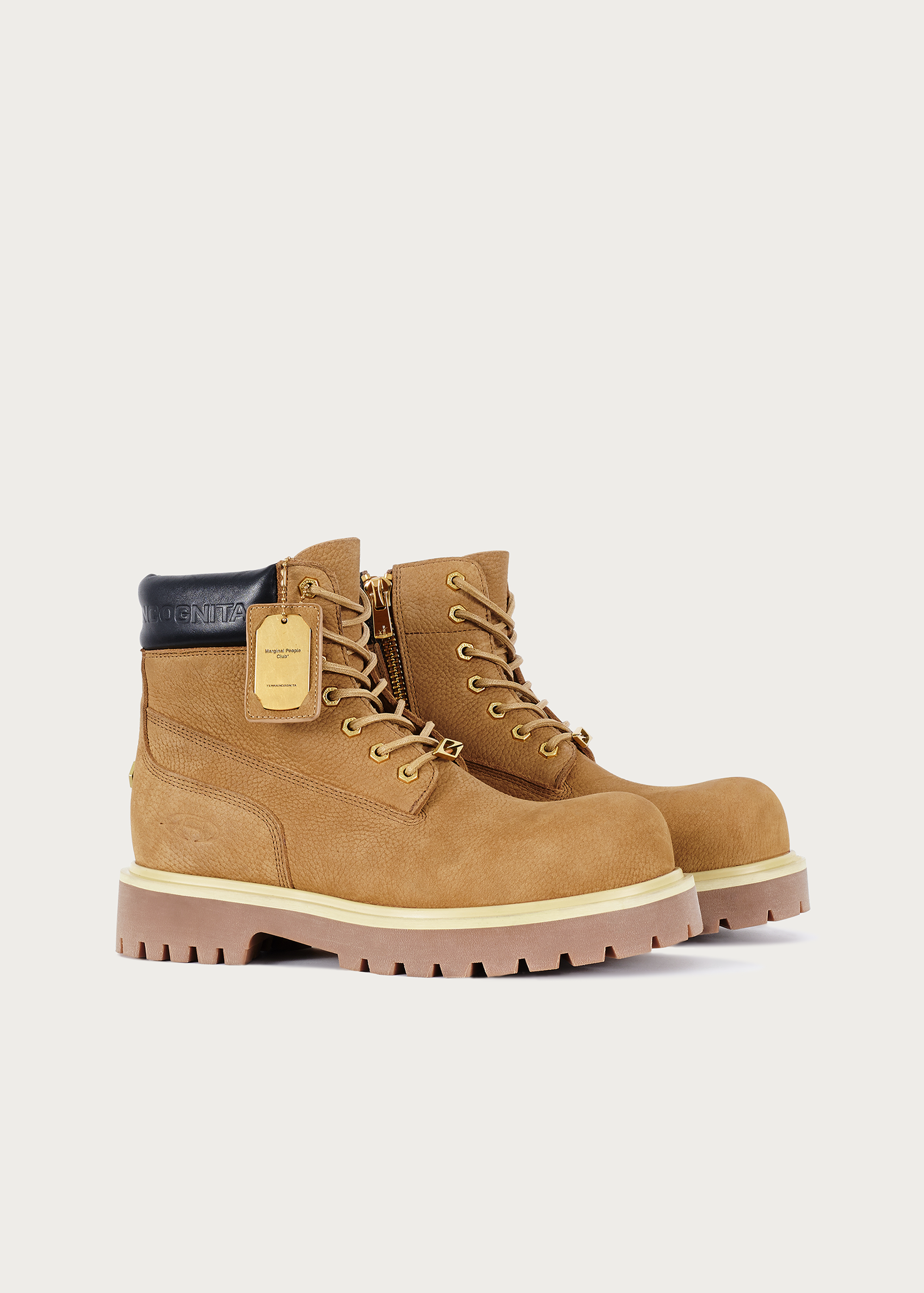Workwear Cowhide boots Khaki
