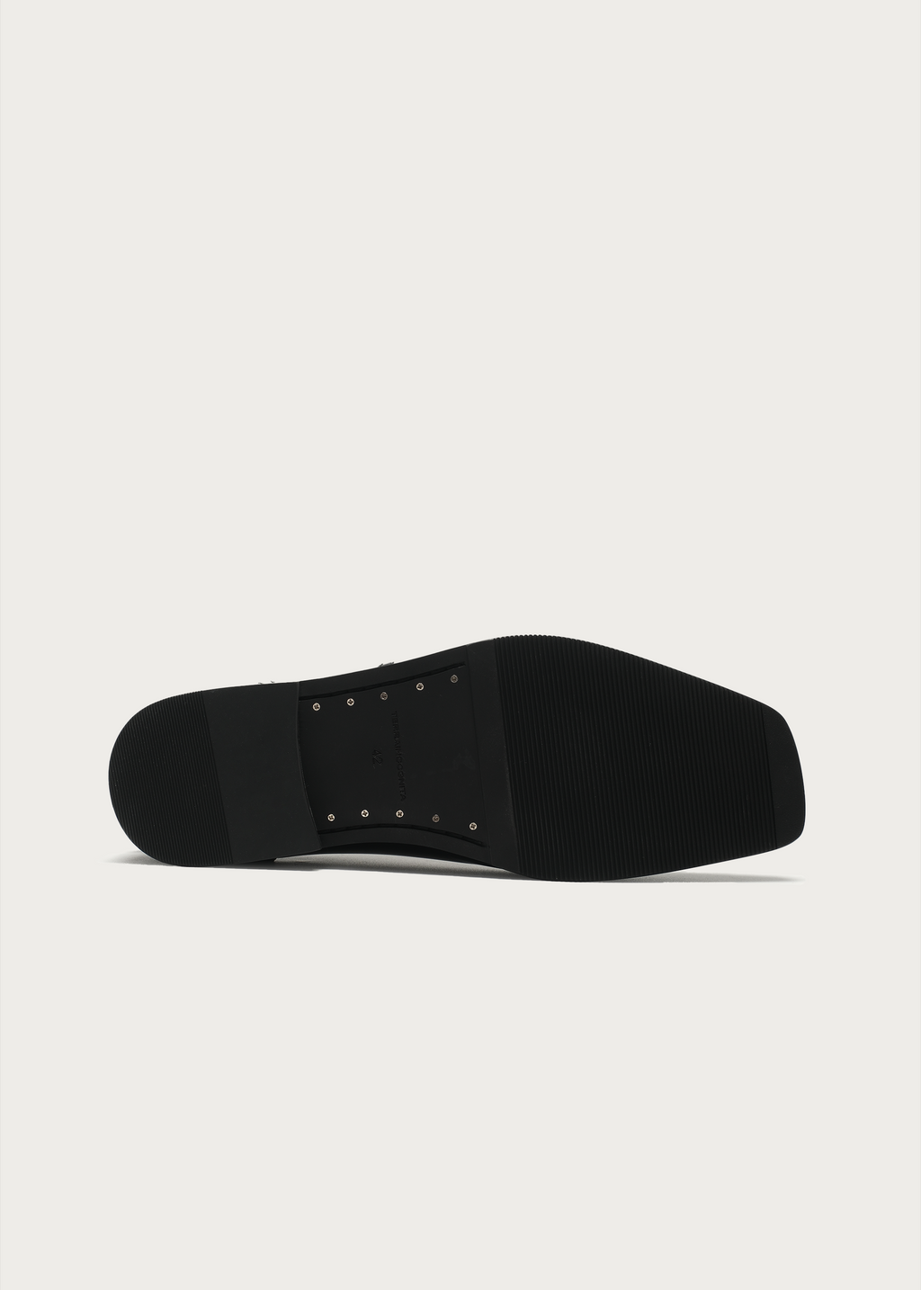 Vesper Metal-Buckle Derby Shoes Black