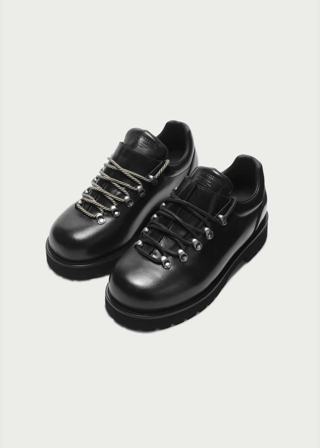 Rover Outdoor-Inspired Leather Sneakers Black
