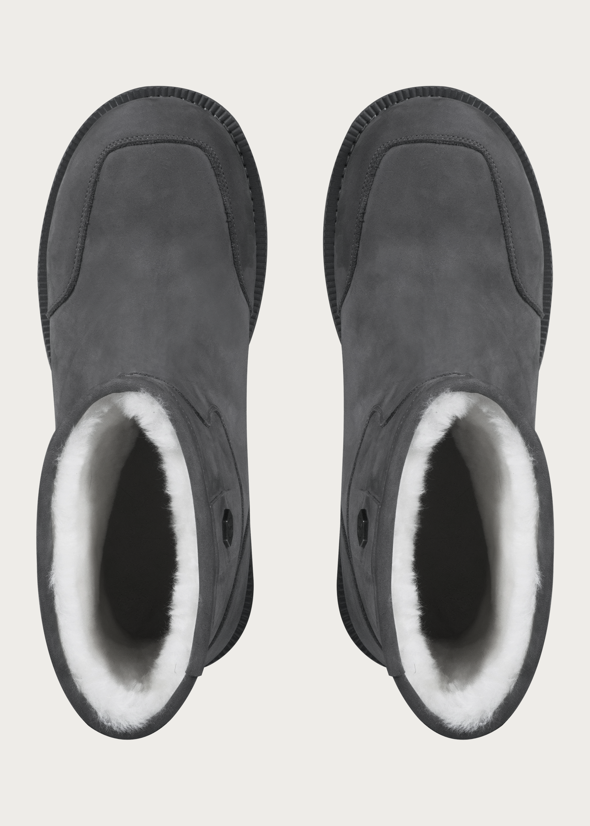 Snow boots Fleece Mid-top Misty gray