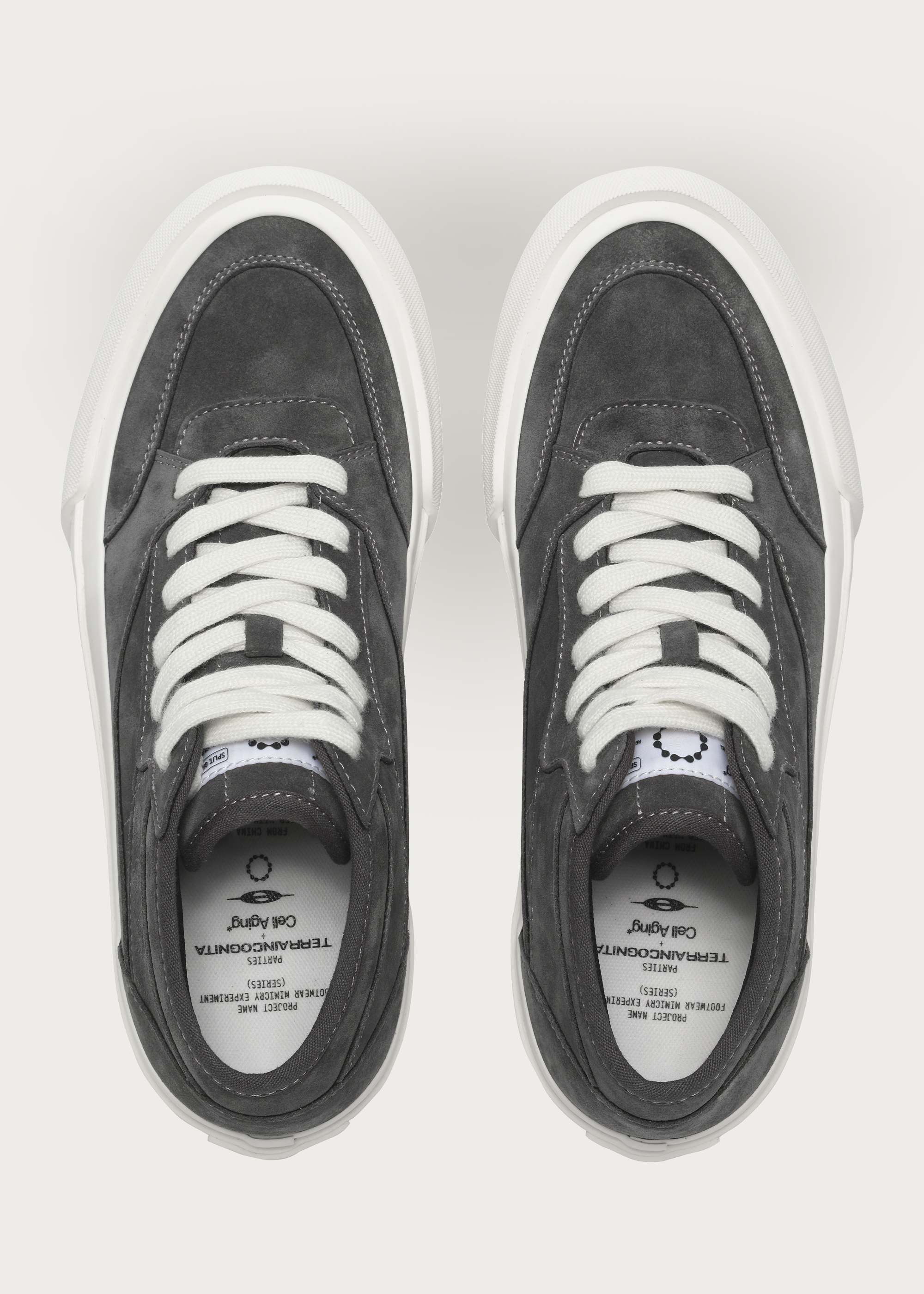 "TC-ollie-2"skate shoes Mid-top Pewter-gray