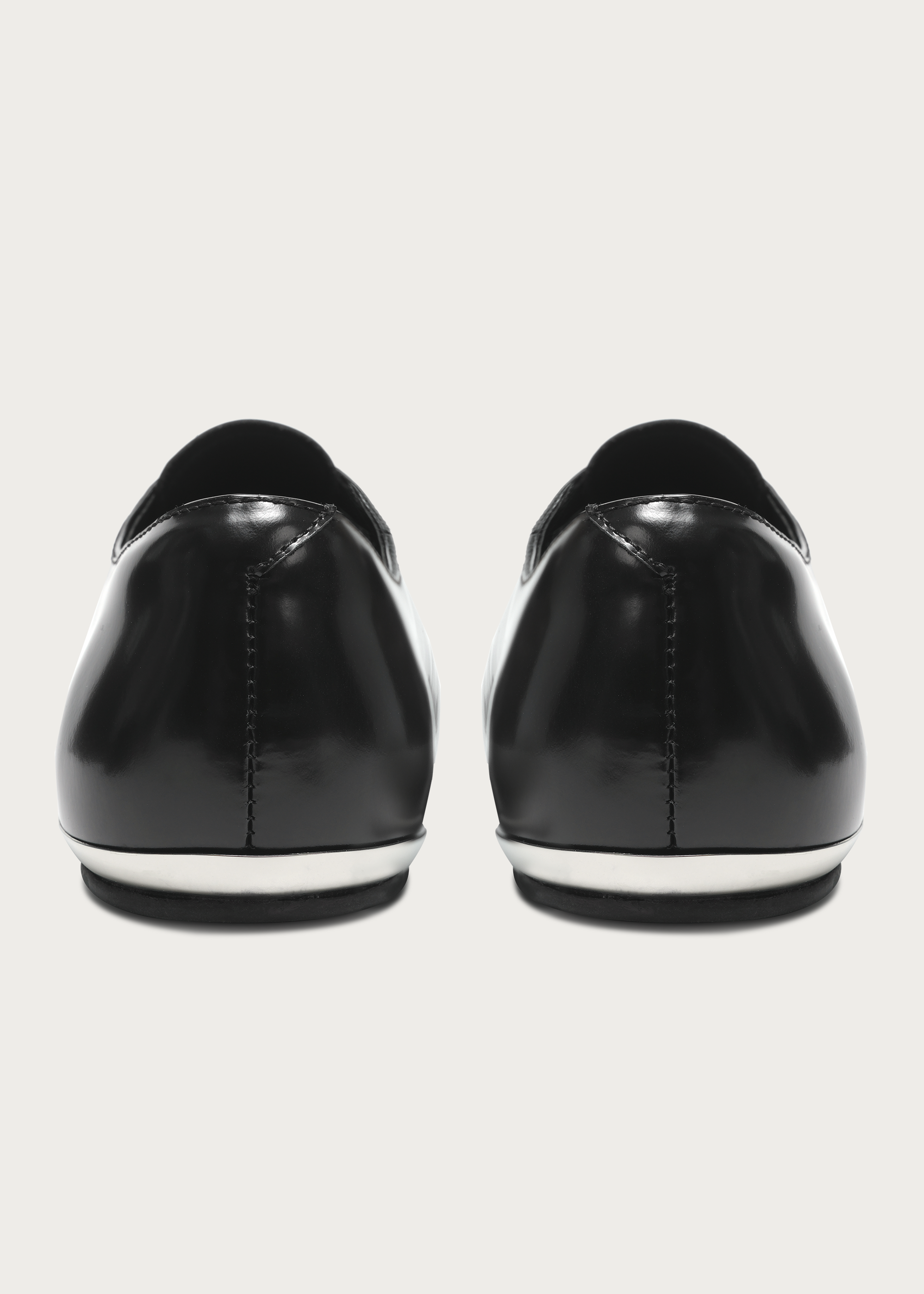 Leather shoes Thin-soled Black