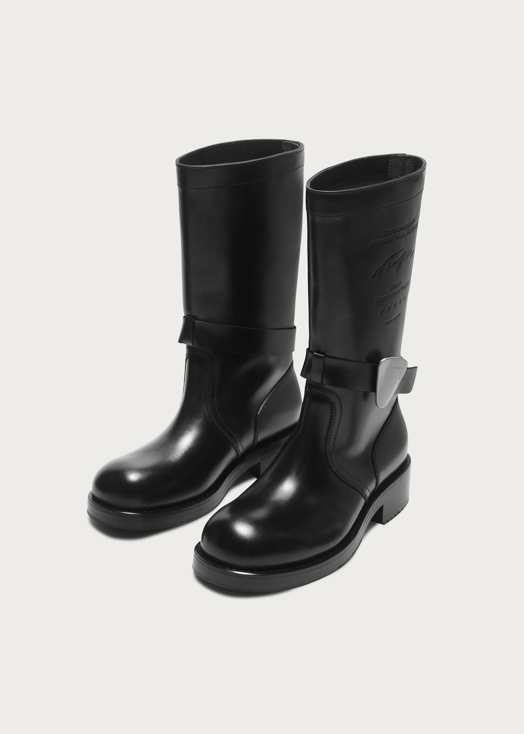 Tall boots Round-toe Guitar-pick