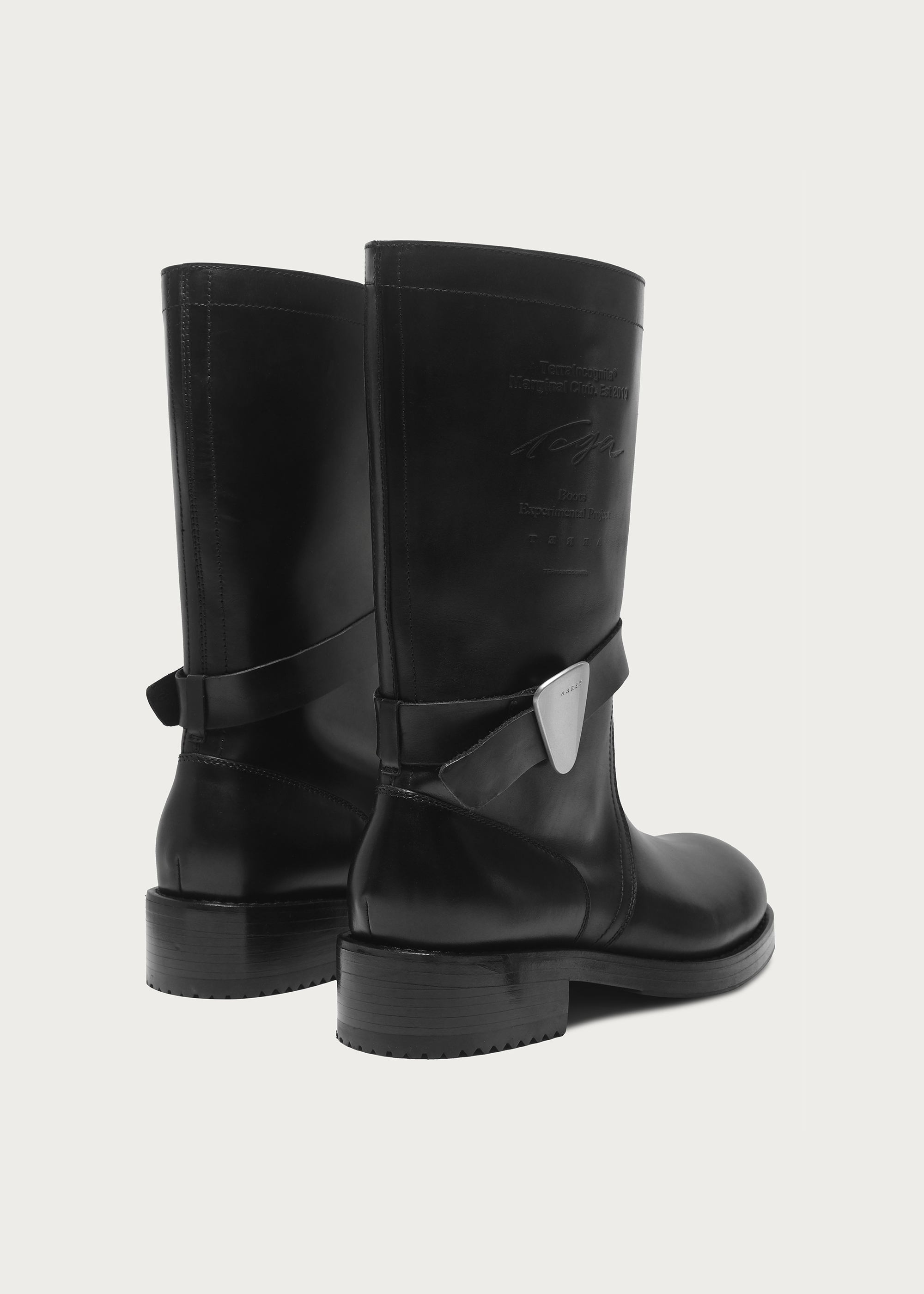 Tall boots Round-toe Guitar-pick