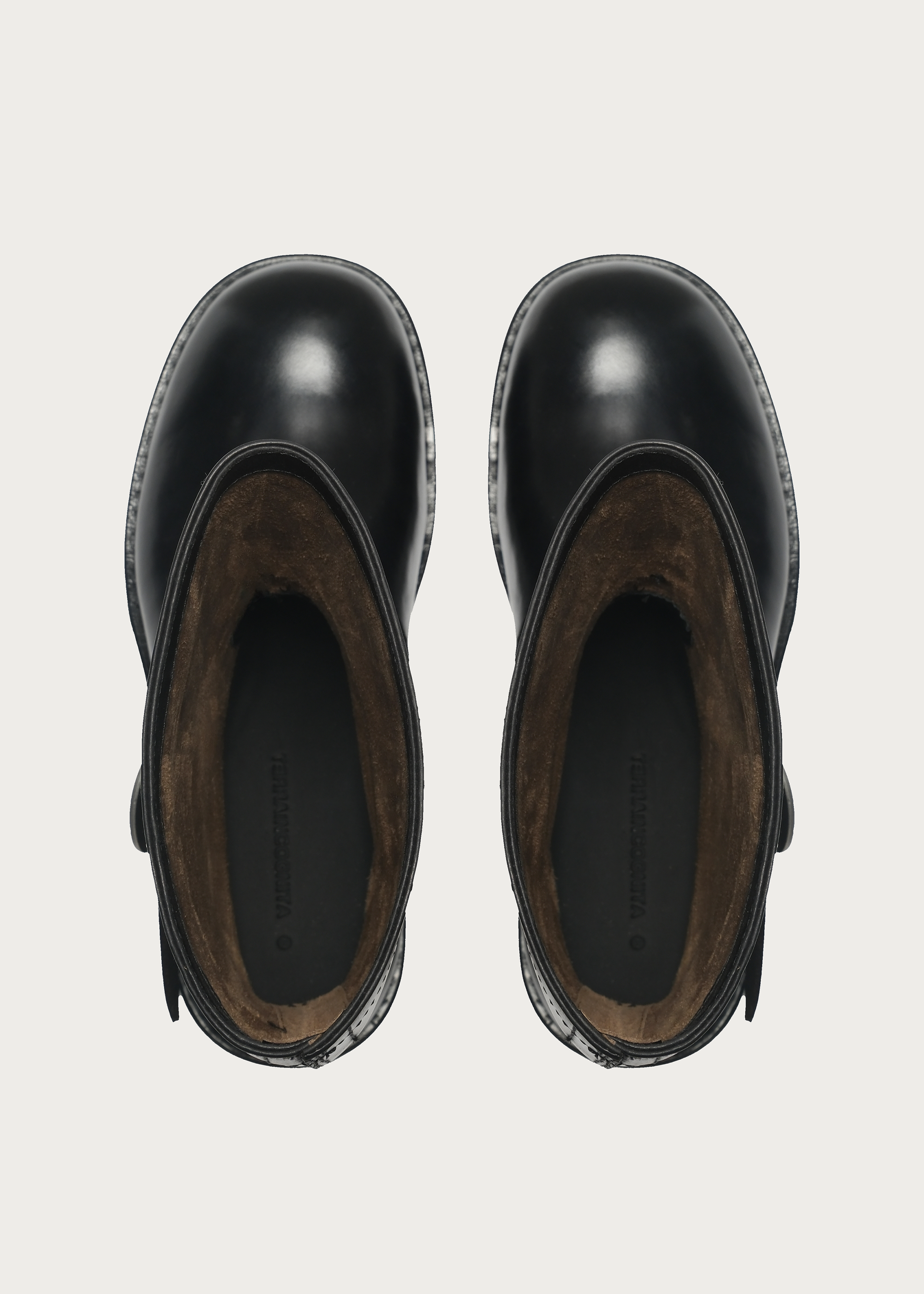 Leather Mid-Calf Boots