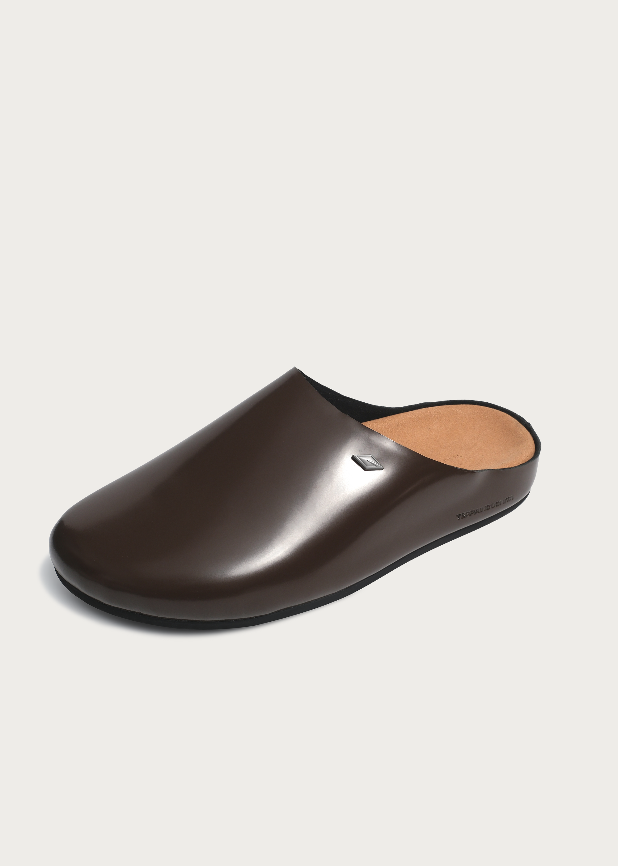 Clogs"Star emblem3.0"Glossy-brown