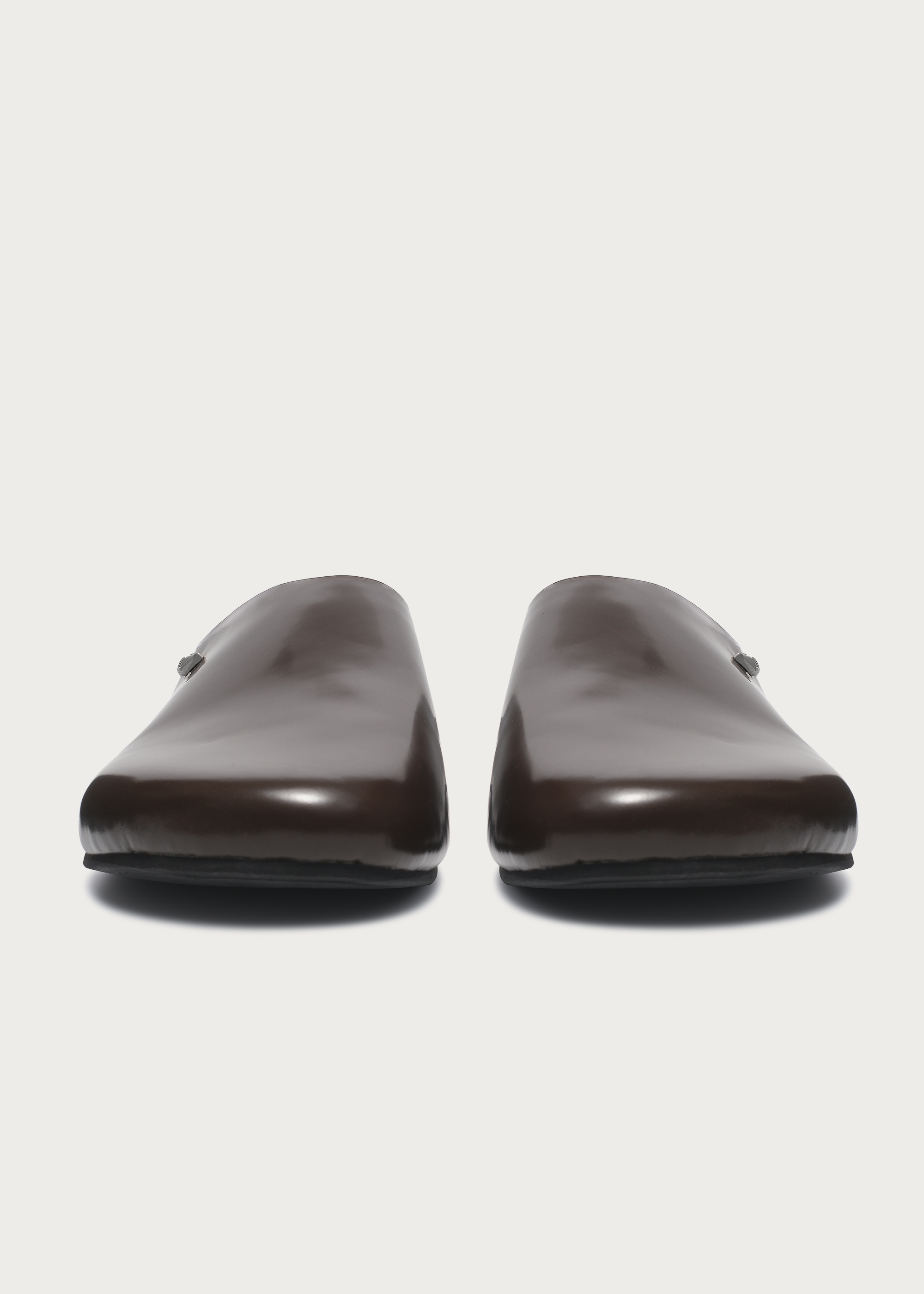 Clogs"Star emblem3.0"Glossy-brown